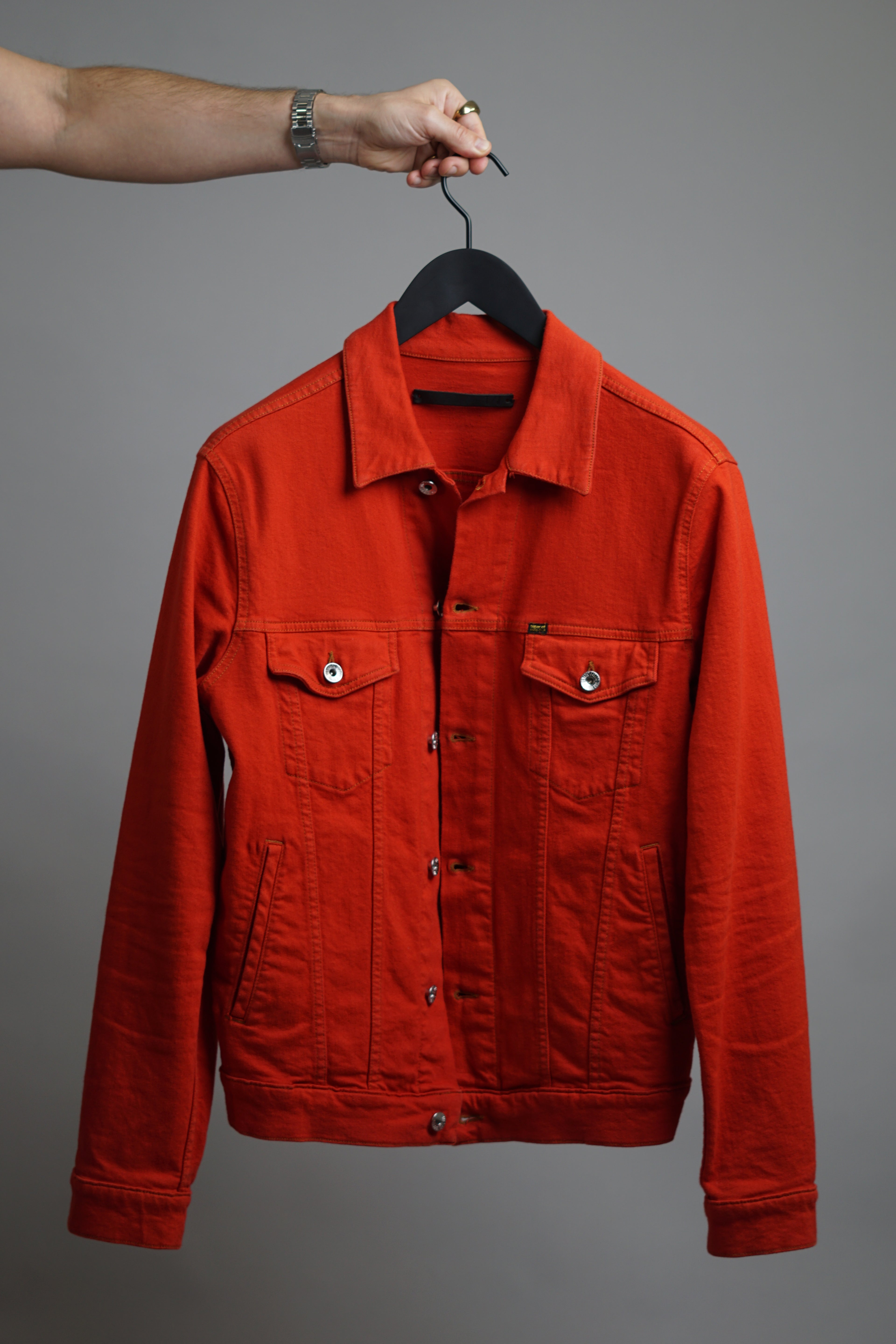 Rote Jeansjacke von Tiger Of Sweden
