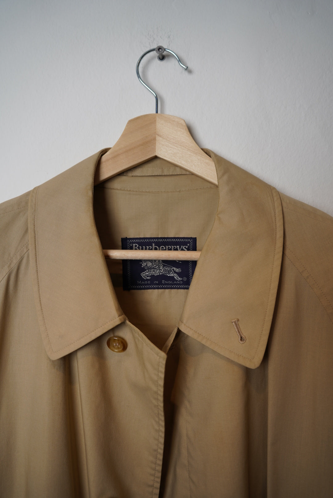Burberry Beige Made in England Cotton Coat