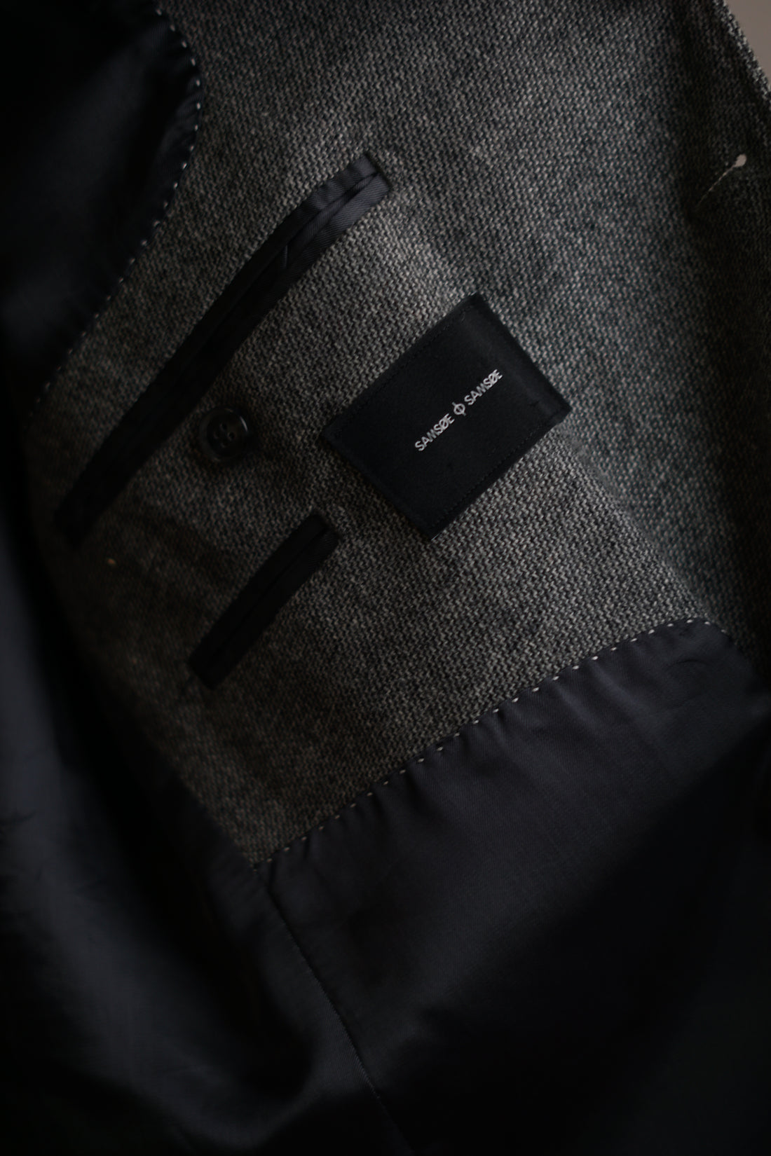 Samsøe Samsøe Grauer Wollblazer