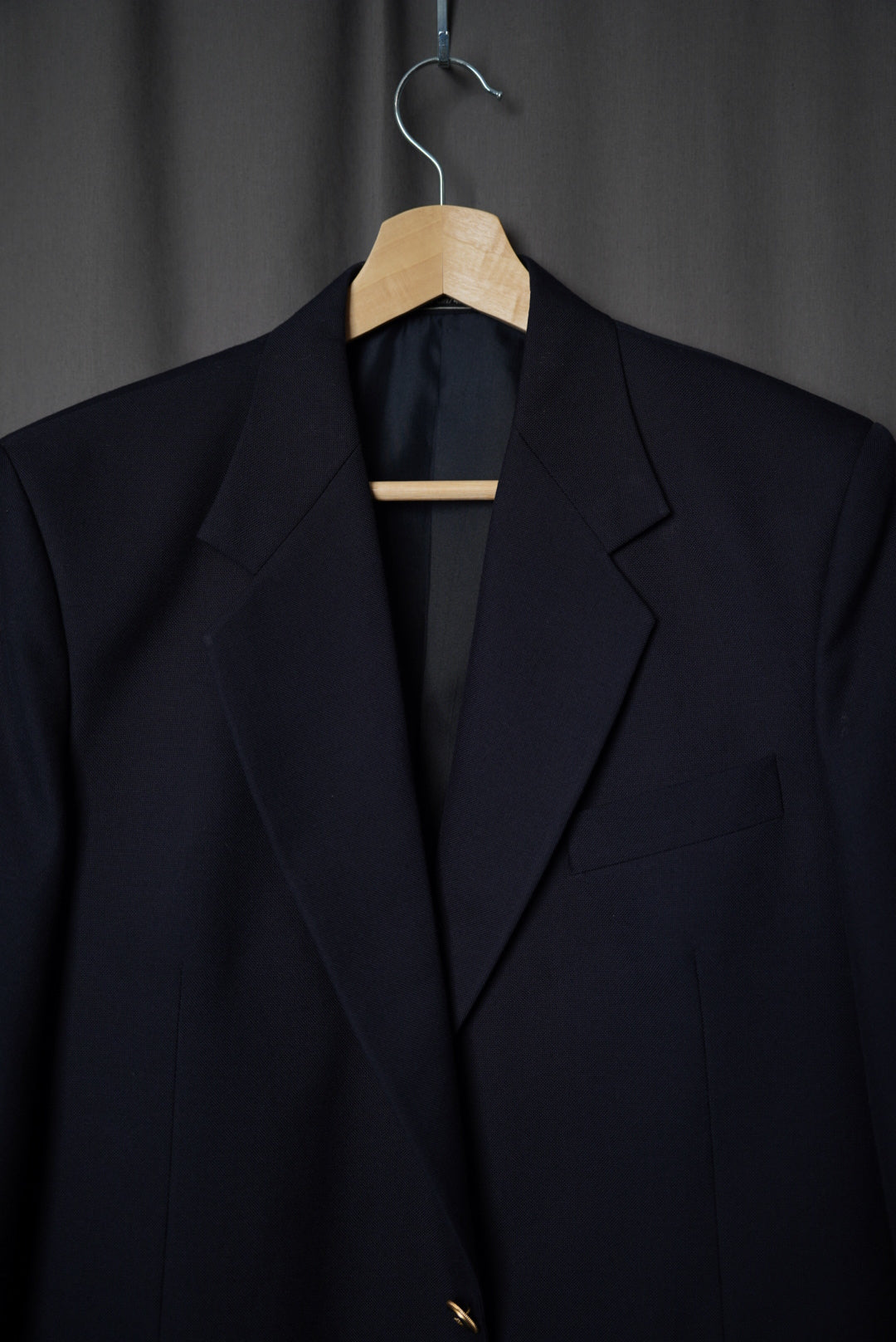 Vintage Navy Gold Button Blazer