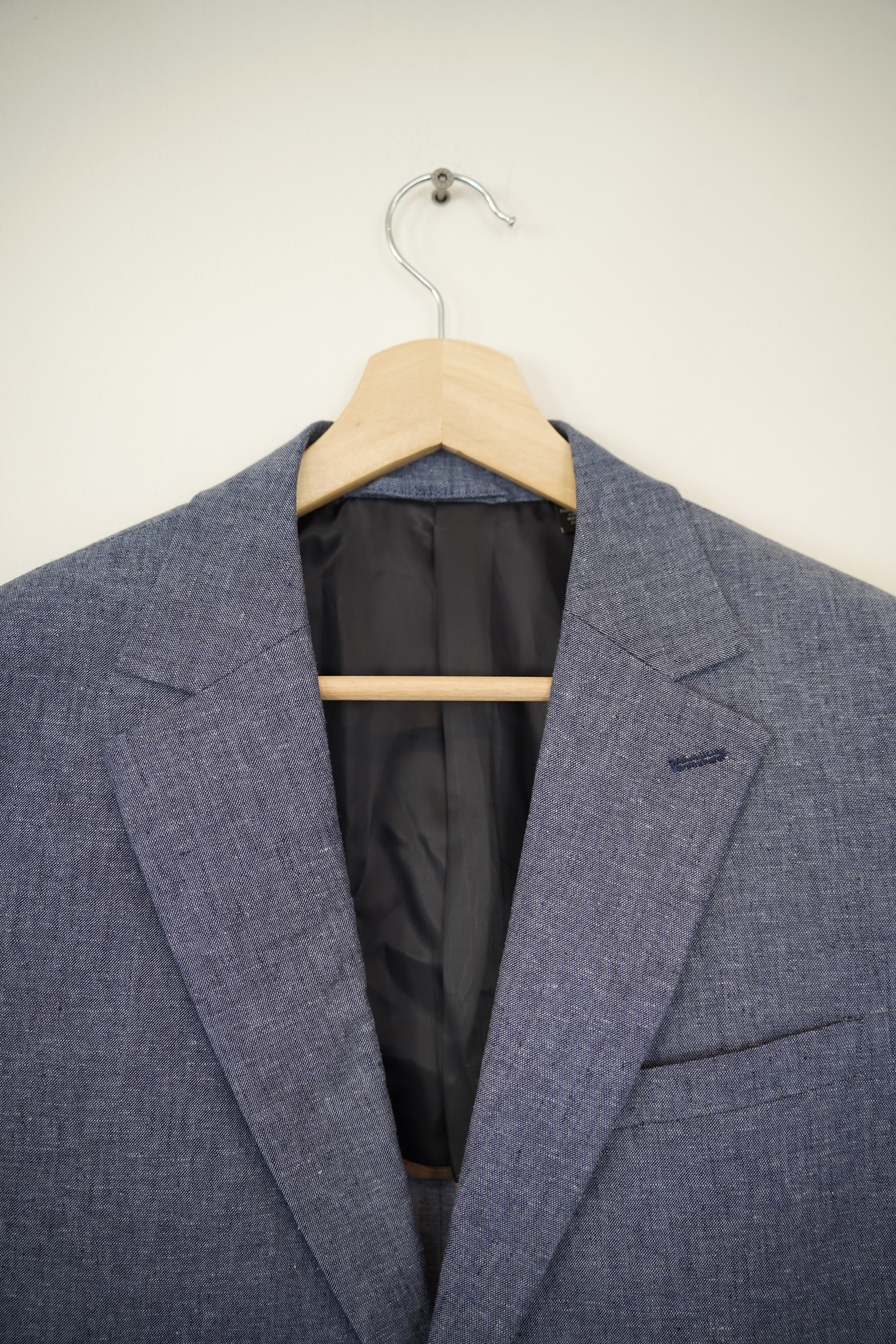Matinique Blauer Leinenblazer