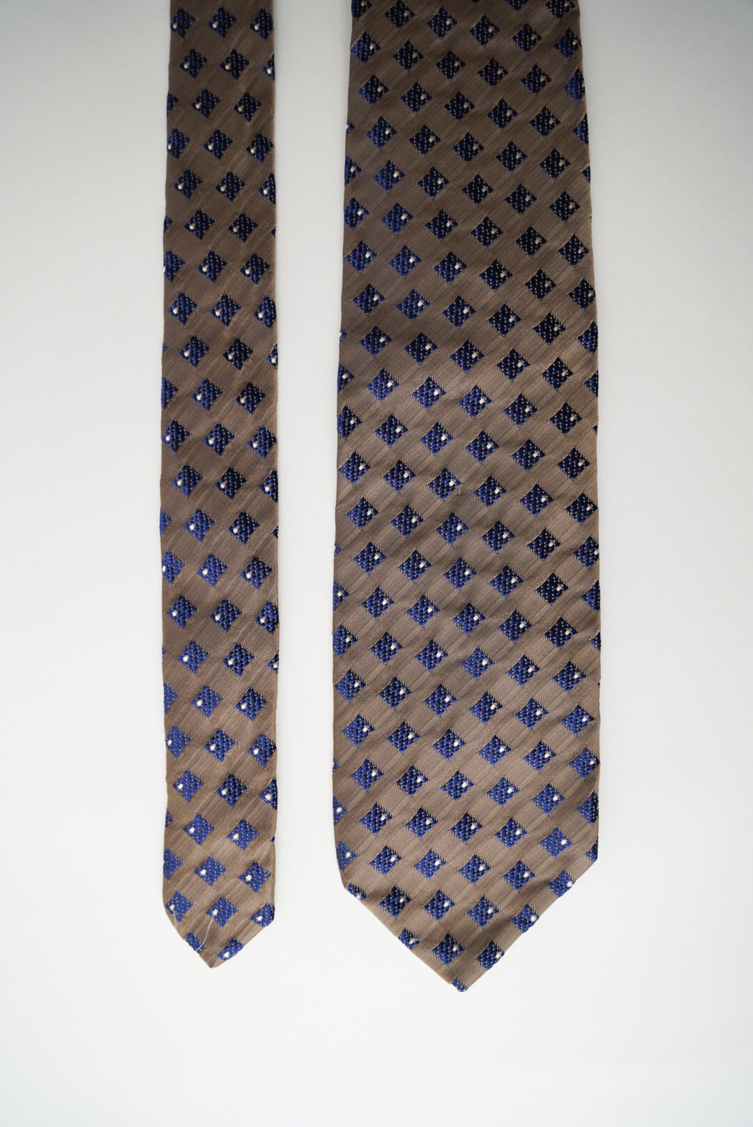 Sand Copenhagen Blue Square Silk Tie