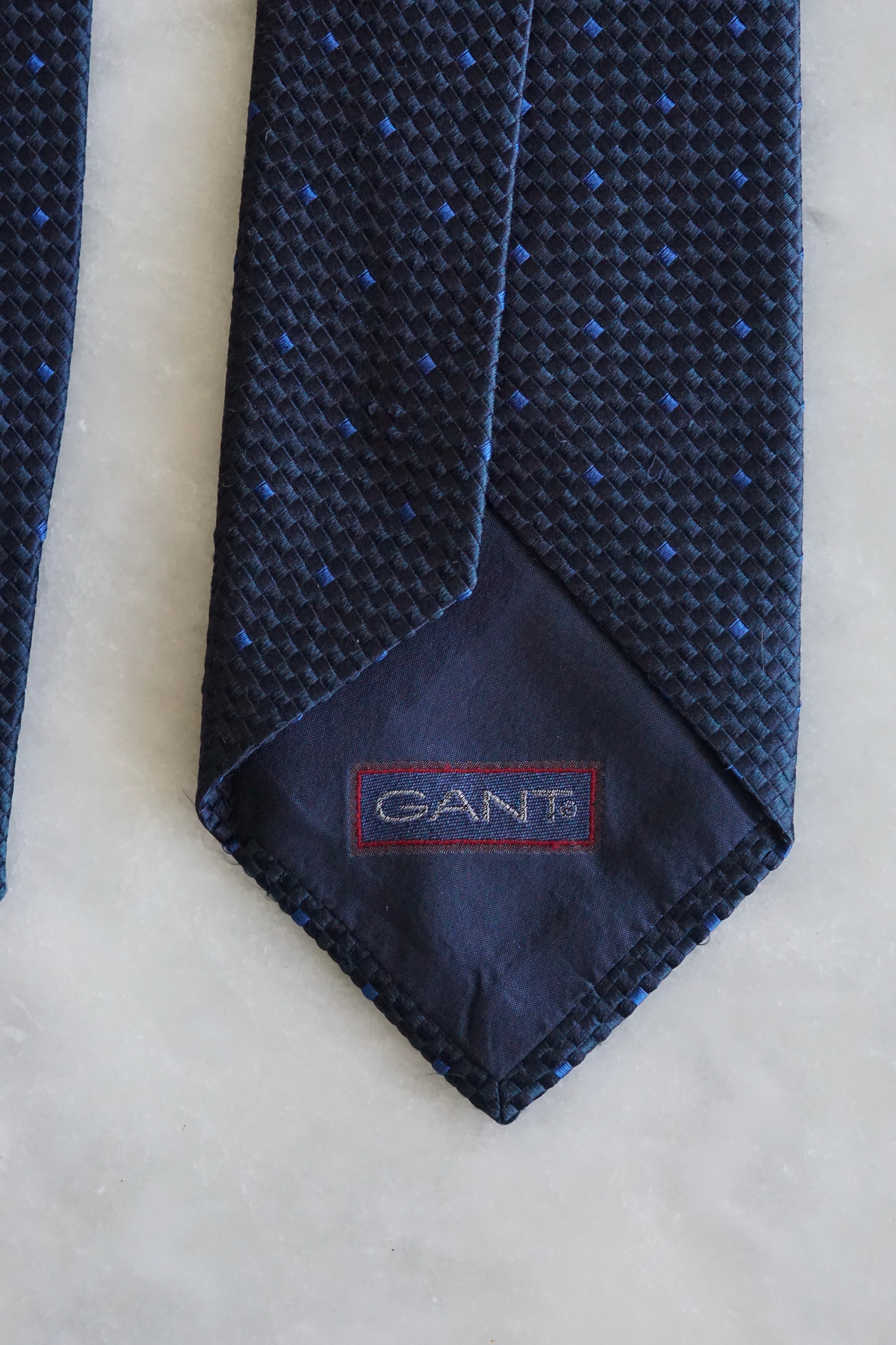 Gant Vintage Navy Dotted Tie