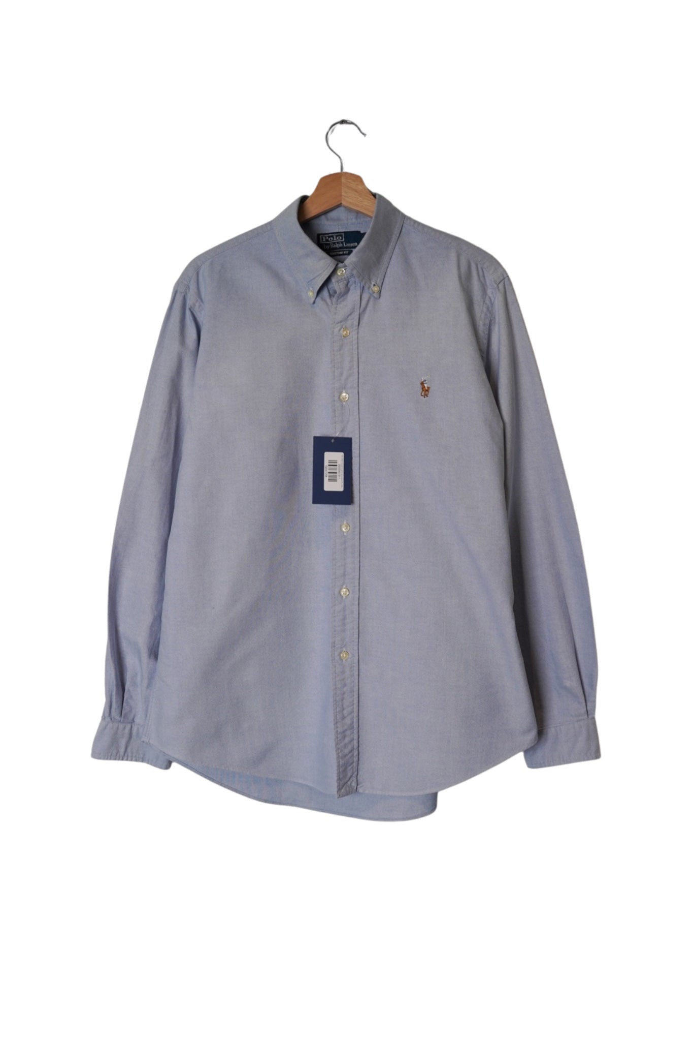 Polo Ralph Lauren Lighrblue Custom Fit Cotton Oxford Shirt