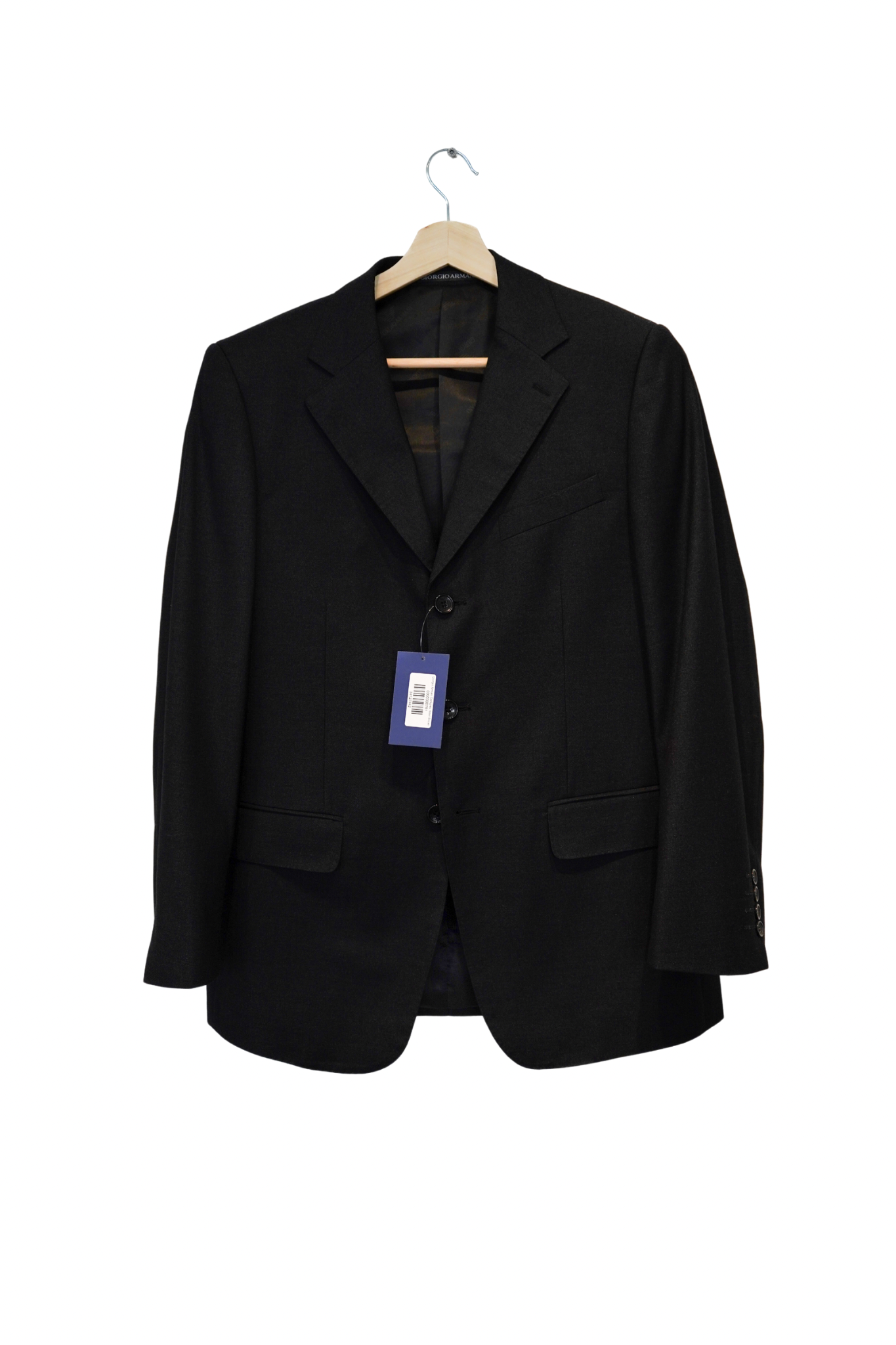 Giorgio Armani Dunkelgrauer Wollblazer