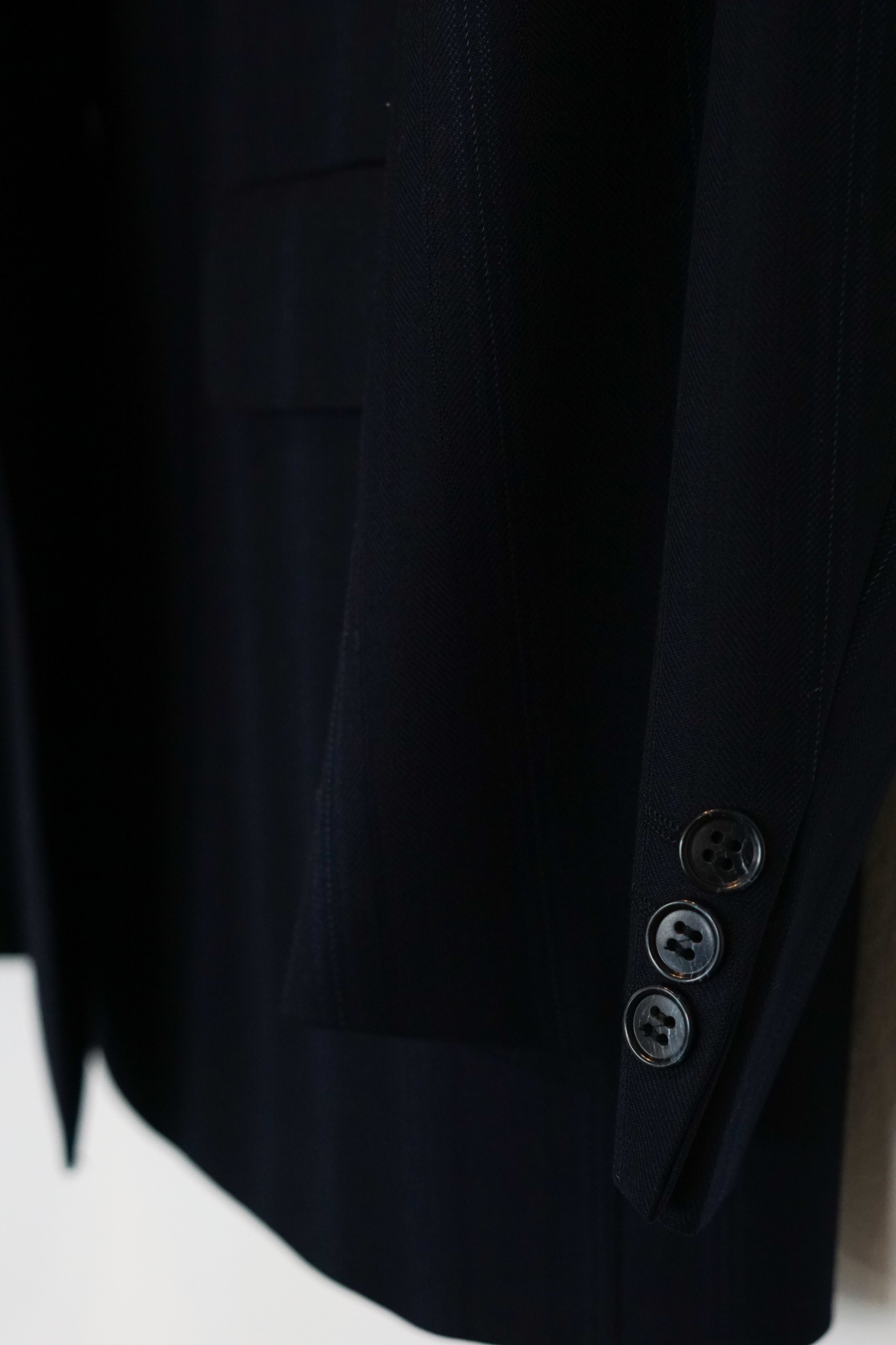 Tiger of Sweden – Zweireihiger Blazer mit Nadelstreifen in Marineblau