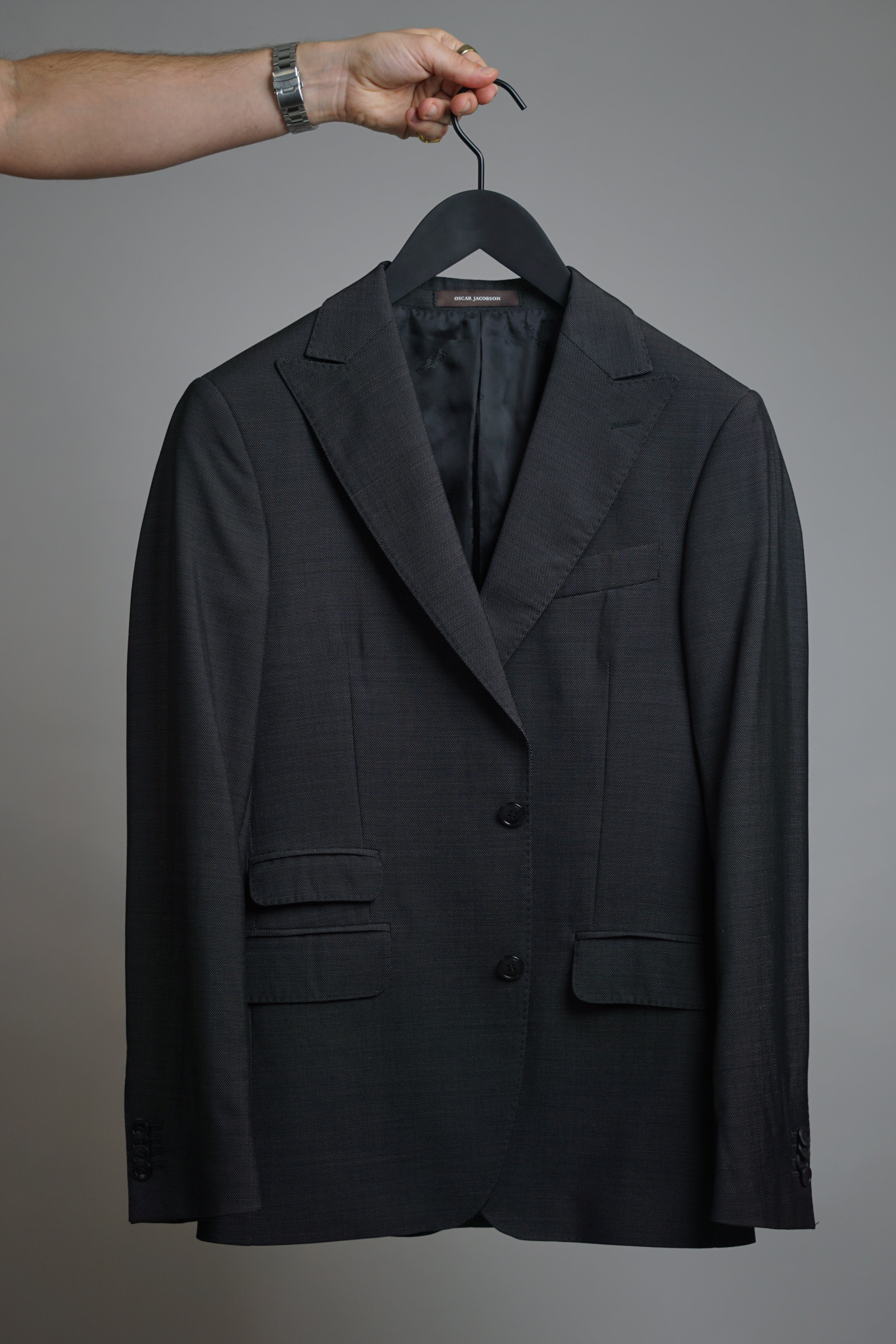 Oscar Jacobson Elmer Dark Grey Blazer