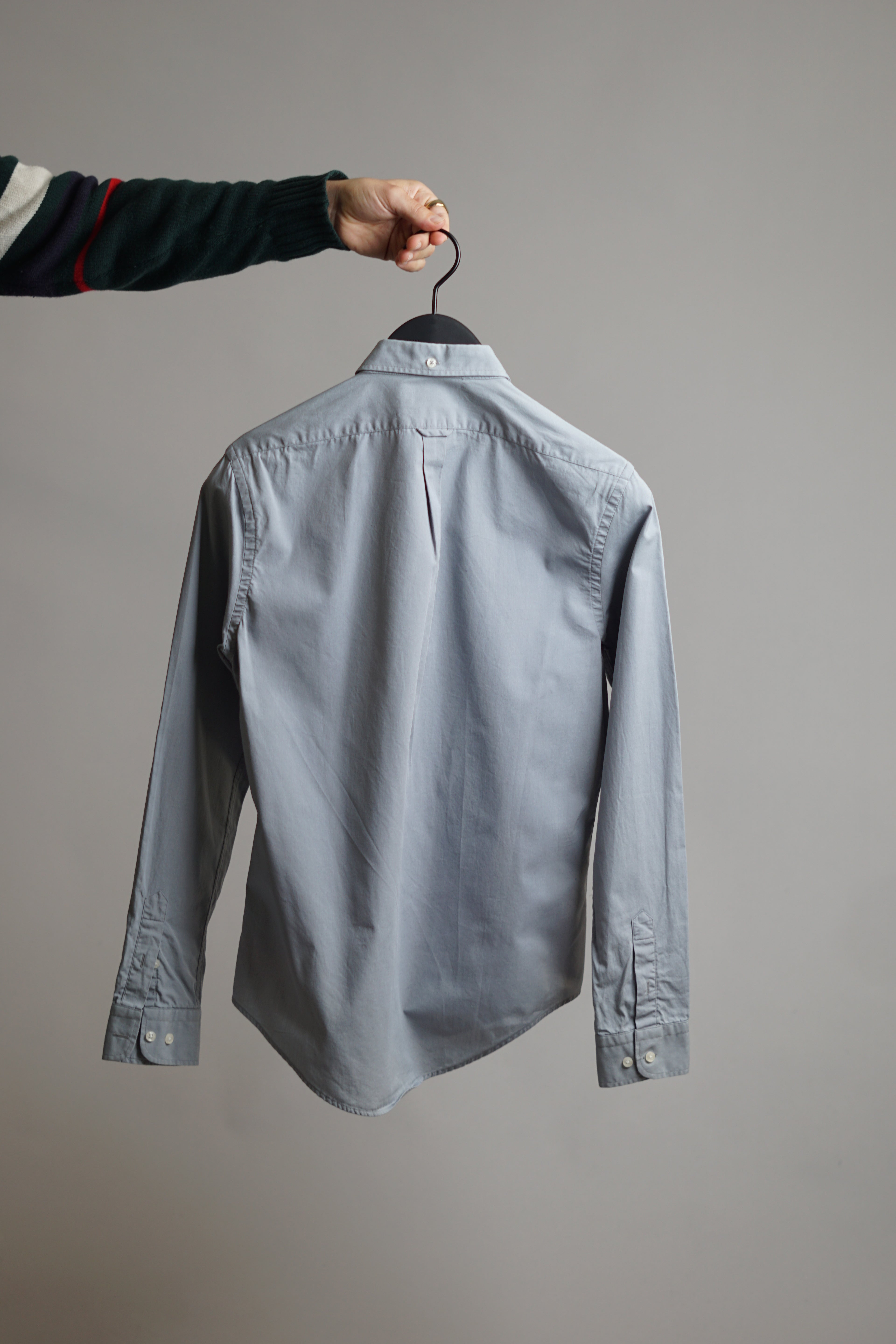 Polo Ralph Lauren – Slim Fit Button-Down-Hemd in Grau