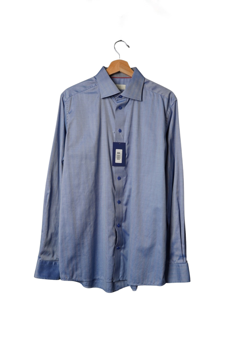 Eton Oceanblue Contemporary Cotton Shirt