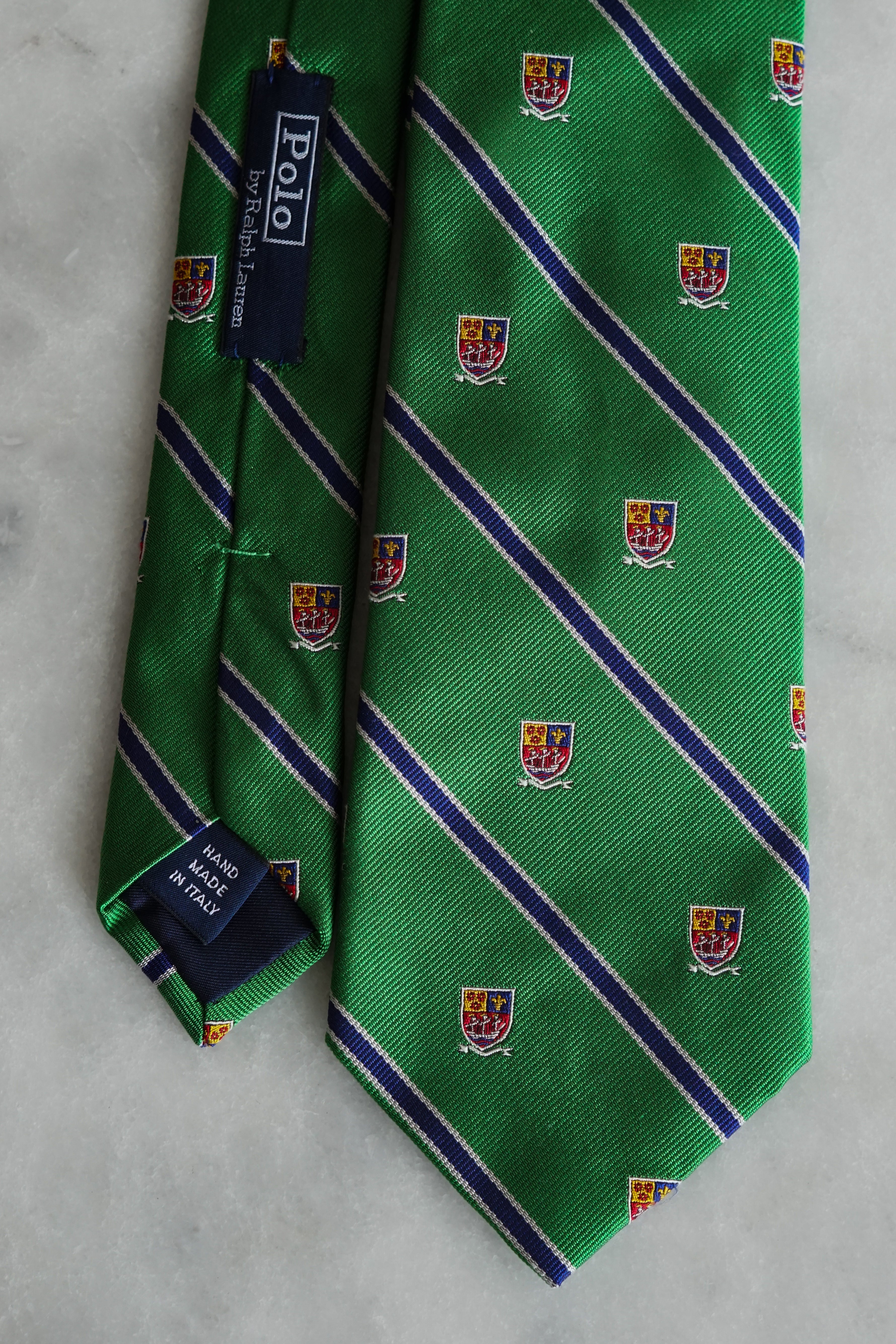Ralph Lauren Green Club Tie
