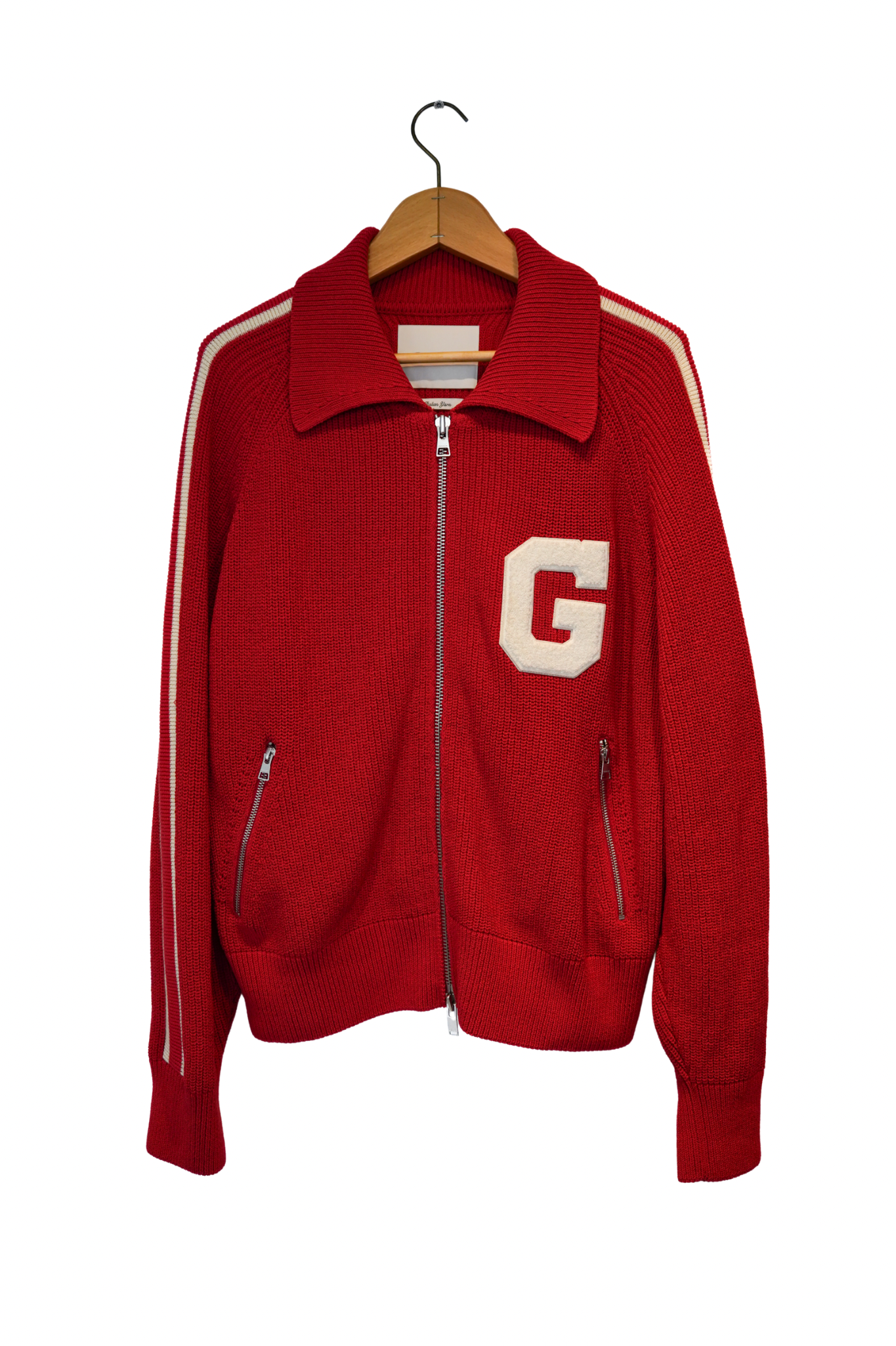 Gant Red Italian Yarn Zip
