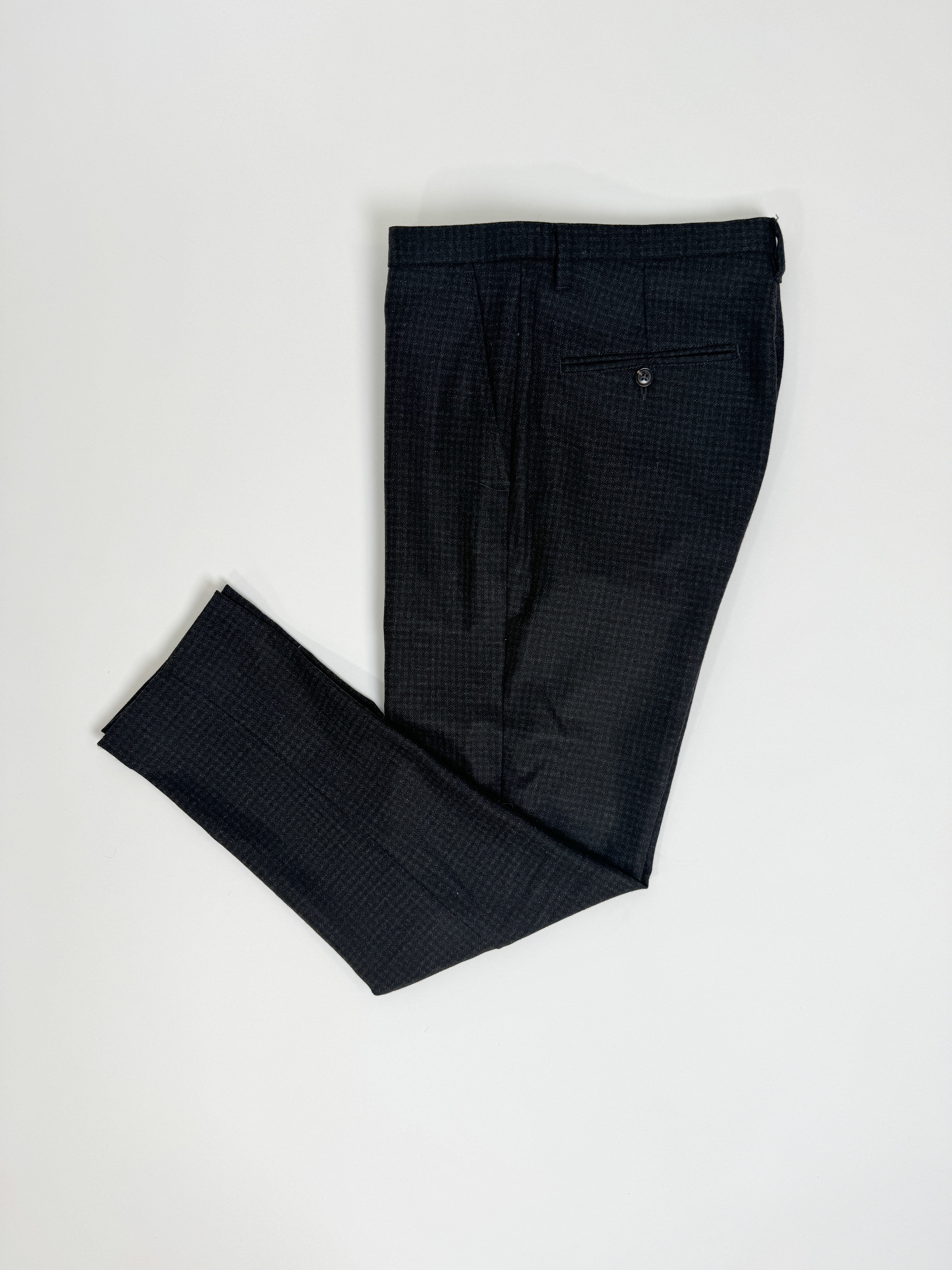 Samsøe & Samsøe Brown Checkered Wool Pants