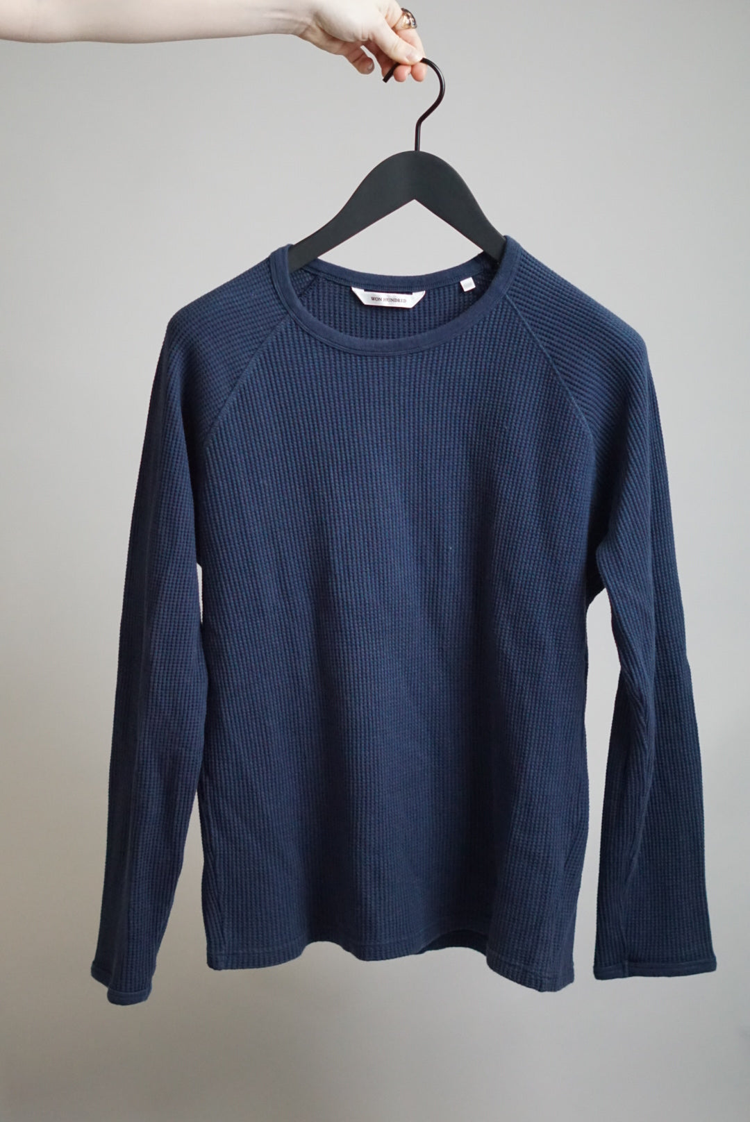 Won Hundred Navy Knit O-Neck