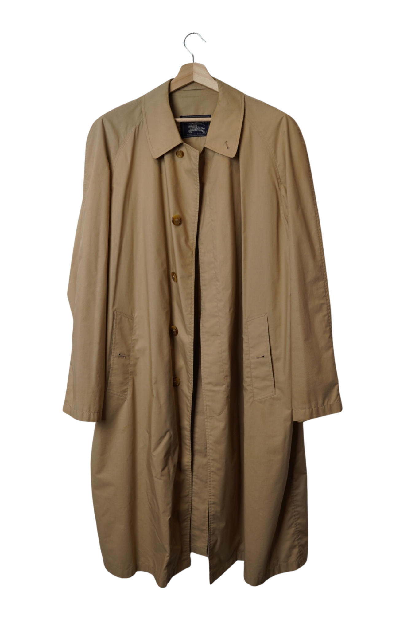 Burberry Beige Made in England Cotton Coat