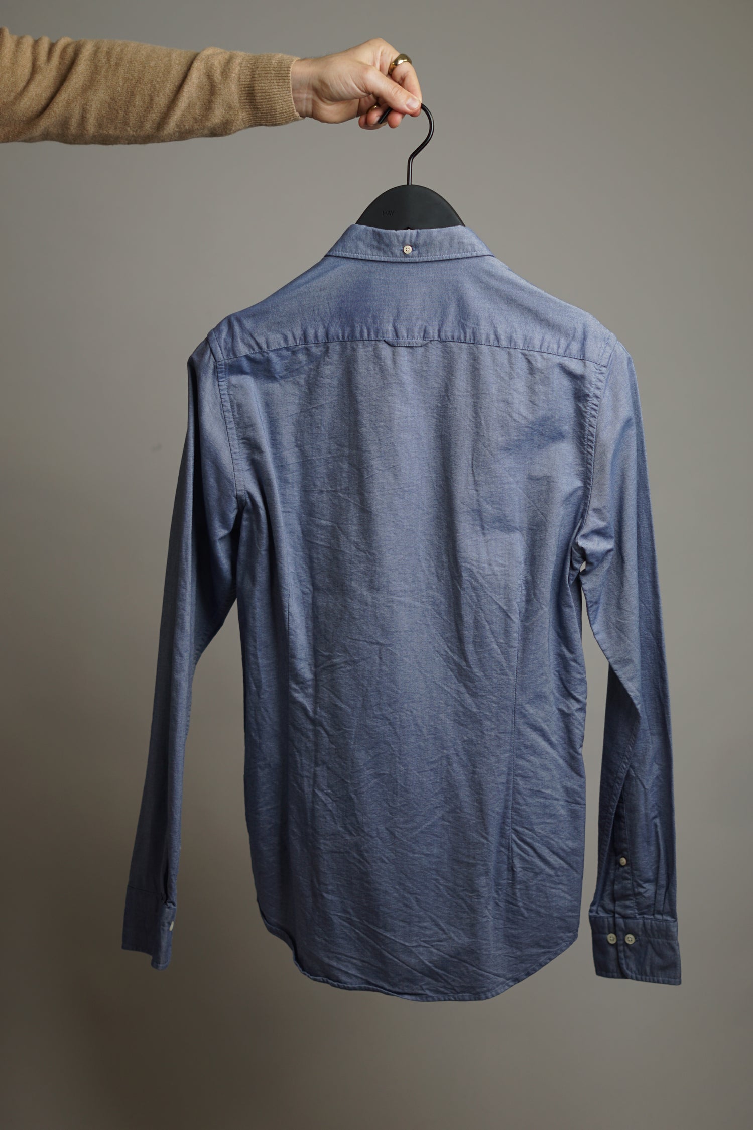 Gant Extra Slim Blue Button Down Oxford Shirt