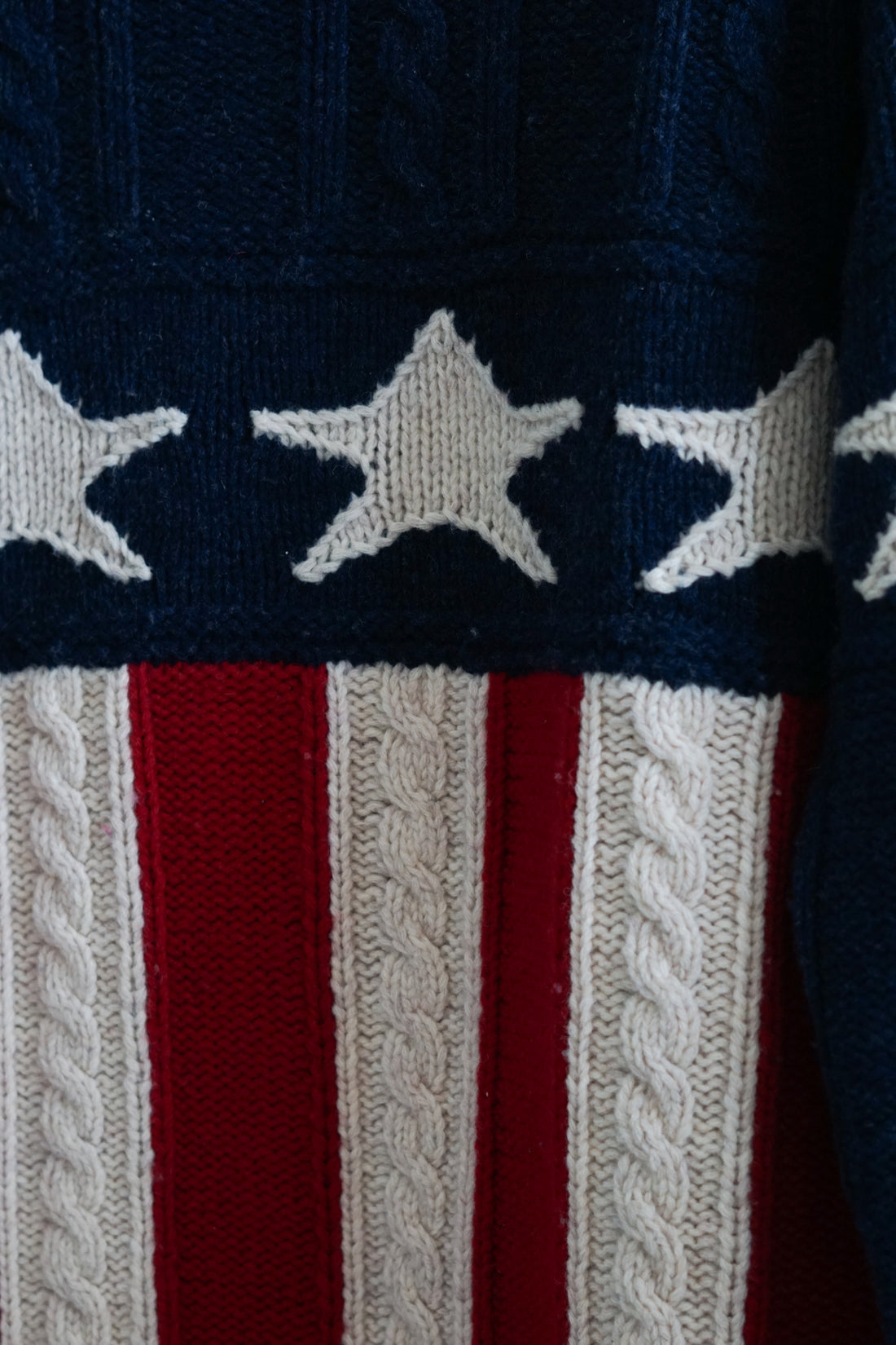 Gant Navy Stars and Stripes Knit Shirt