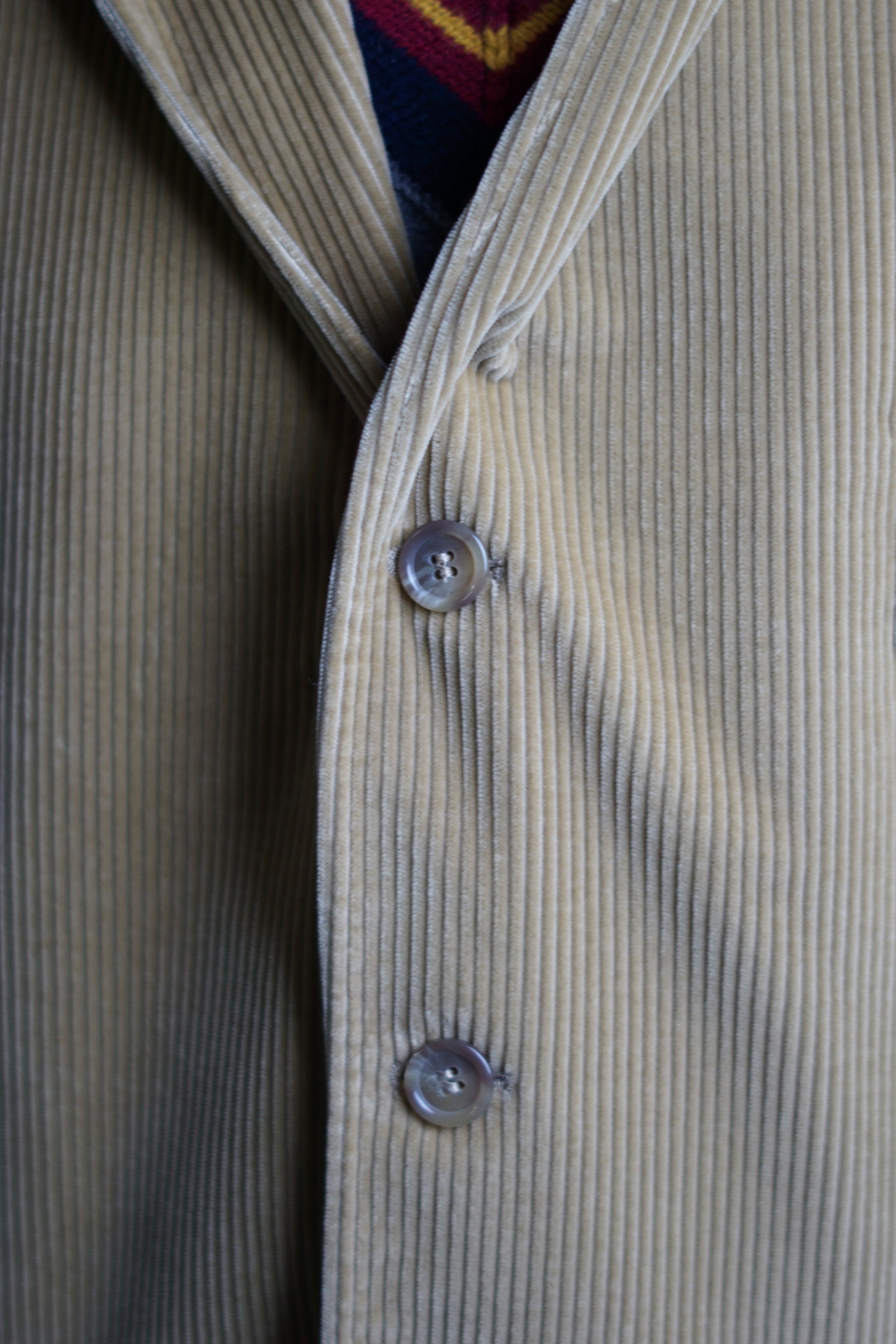Gant – Brauner Blazer aus Cordwolle