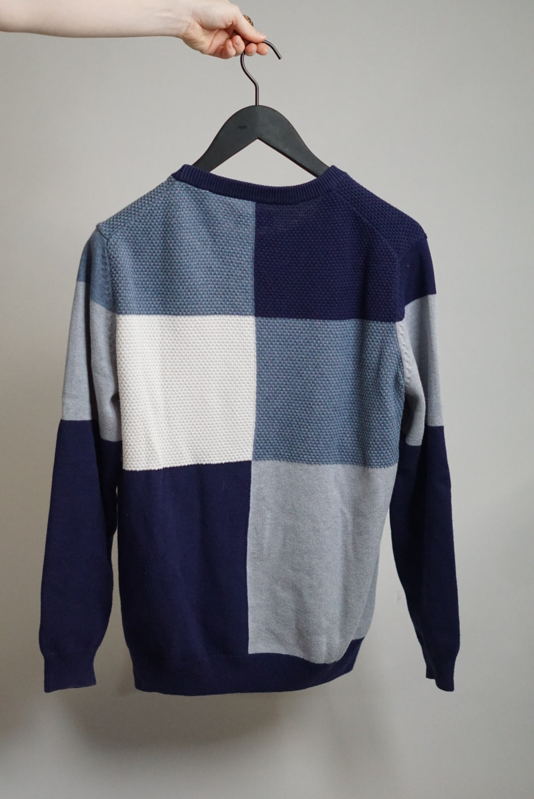 Gant Blue & Grey Knit O-Neck