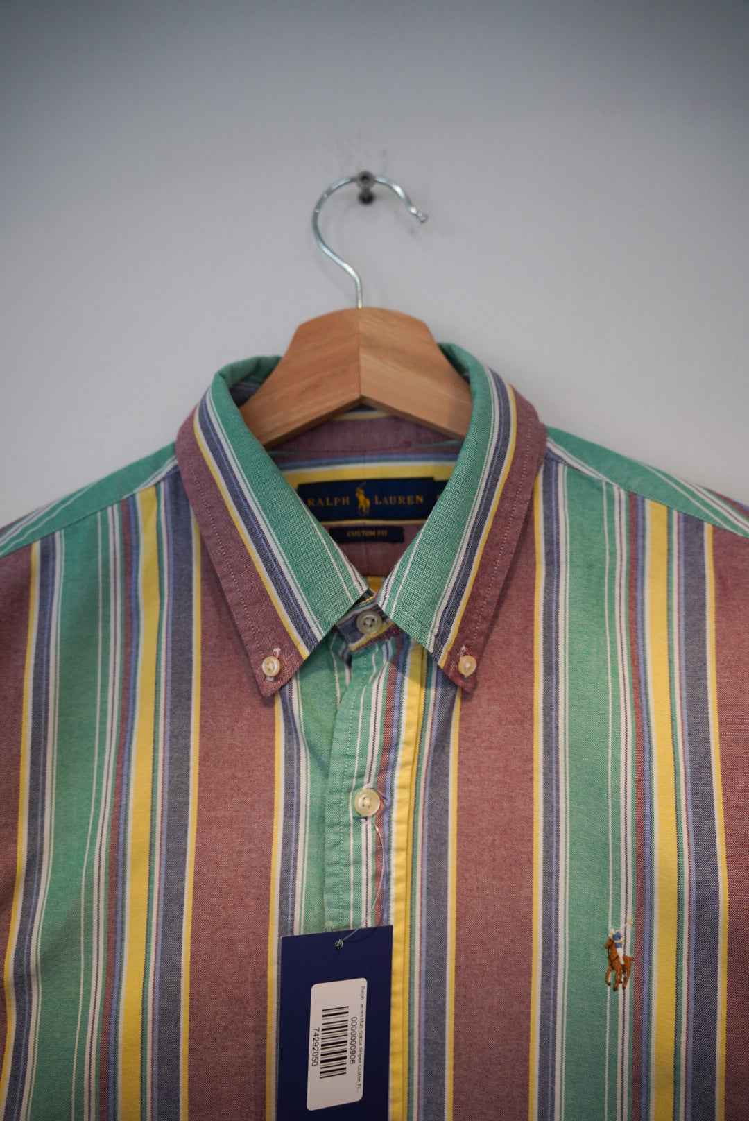 Ralph Lauren Multi-Colour Striped Custom Fit Cotton Shirt