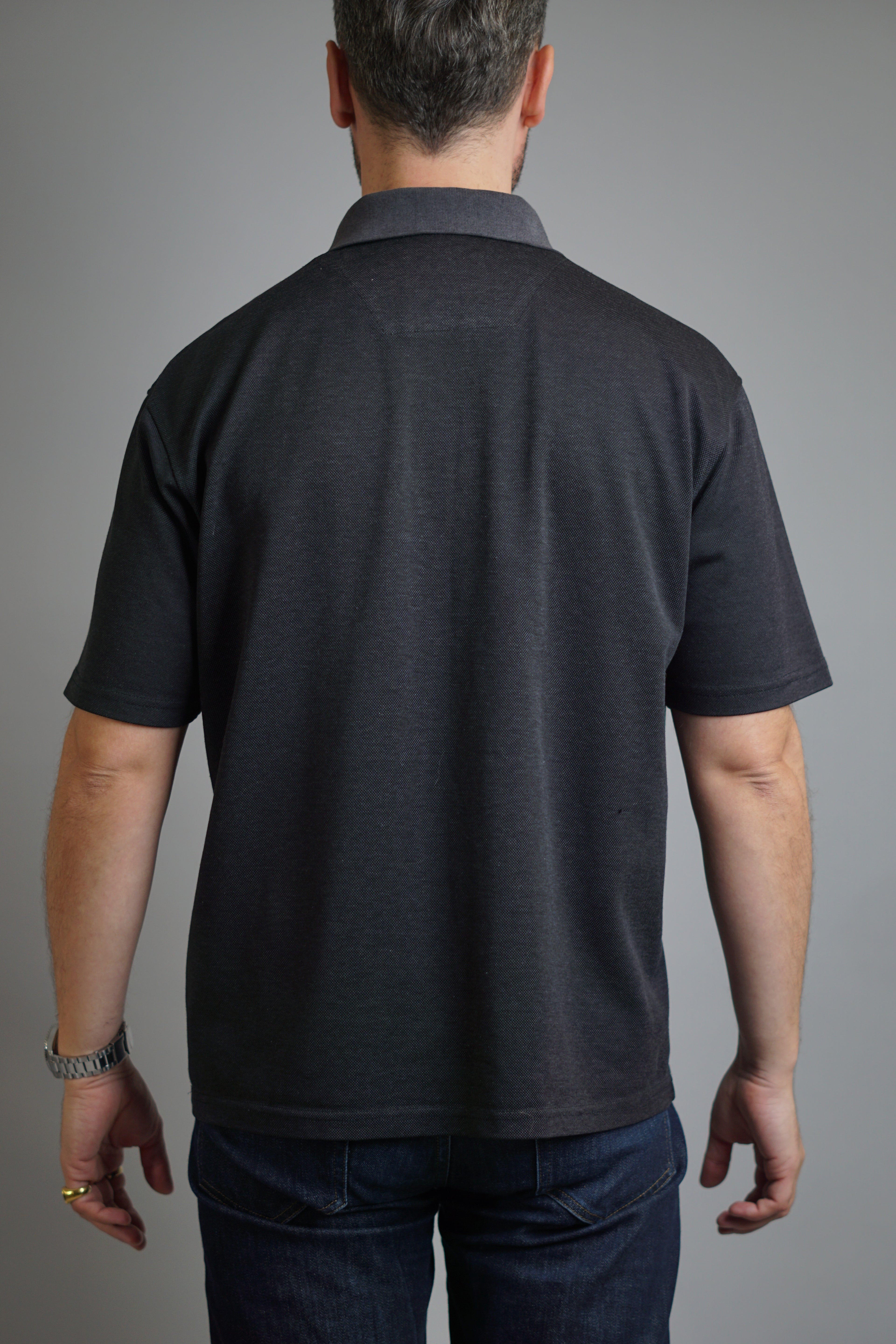 Schwarzes Poloshirt von Fred Perry