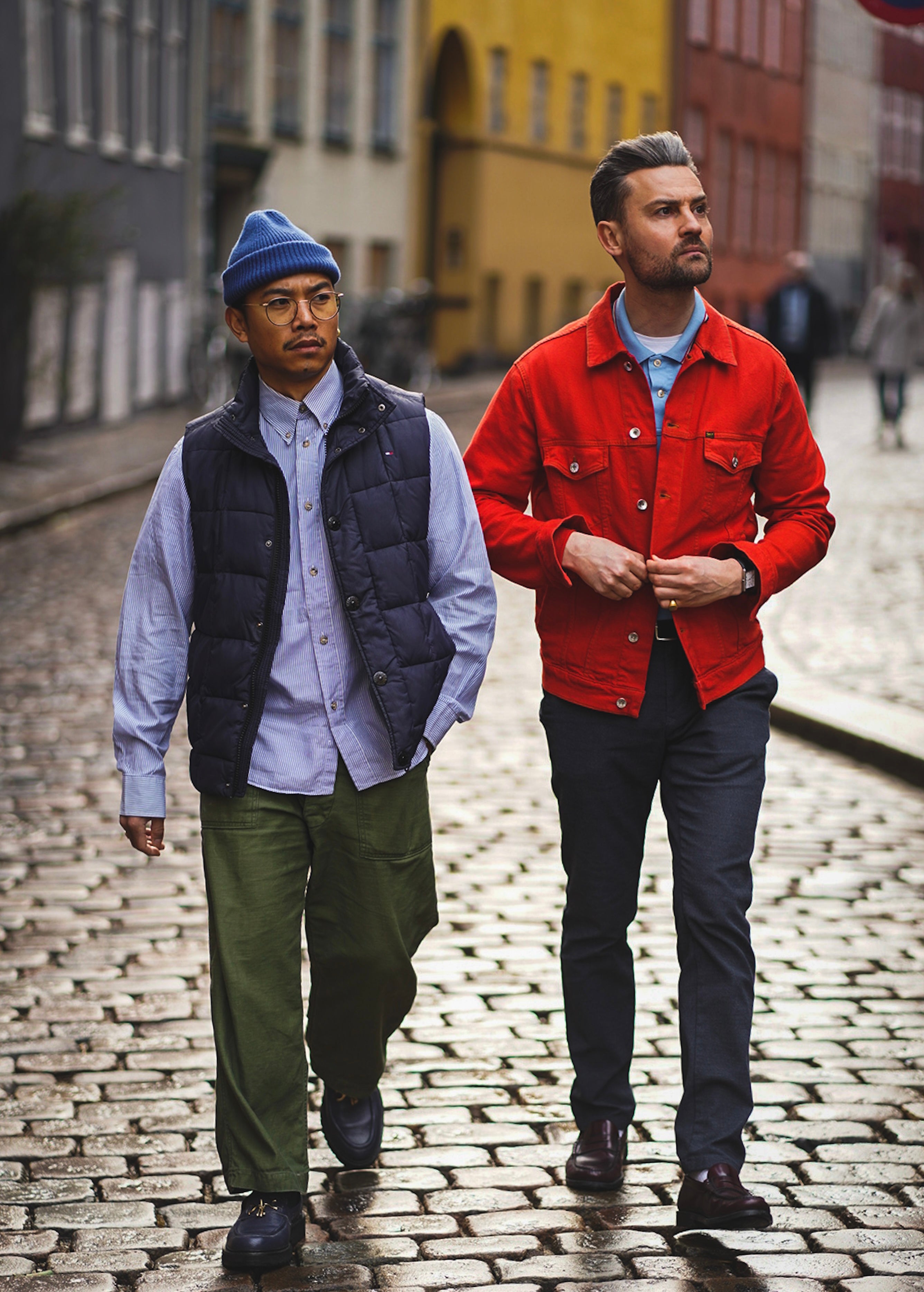 Rote Jeansjacke von Tiger Of Sweden