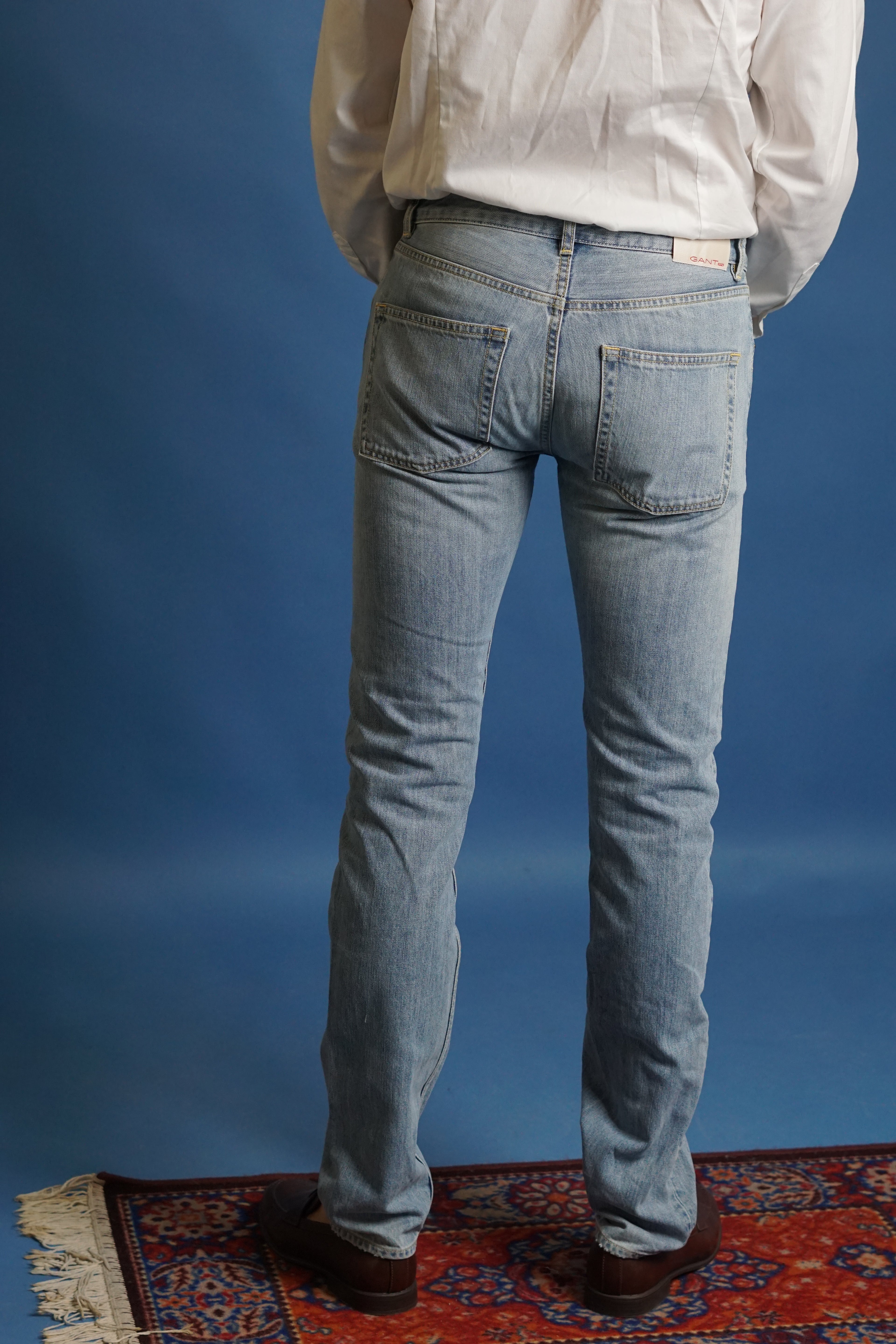 Gant Rugger Weiße Stick Boy Jeans