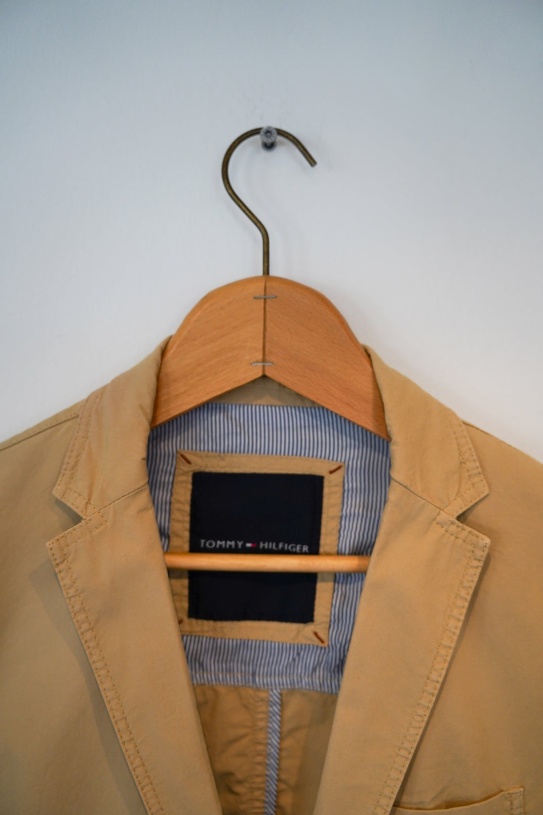 Tommy Hilfiger Beige Unconstructed Sport Jacket Blazer