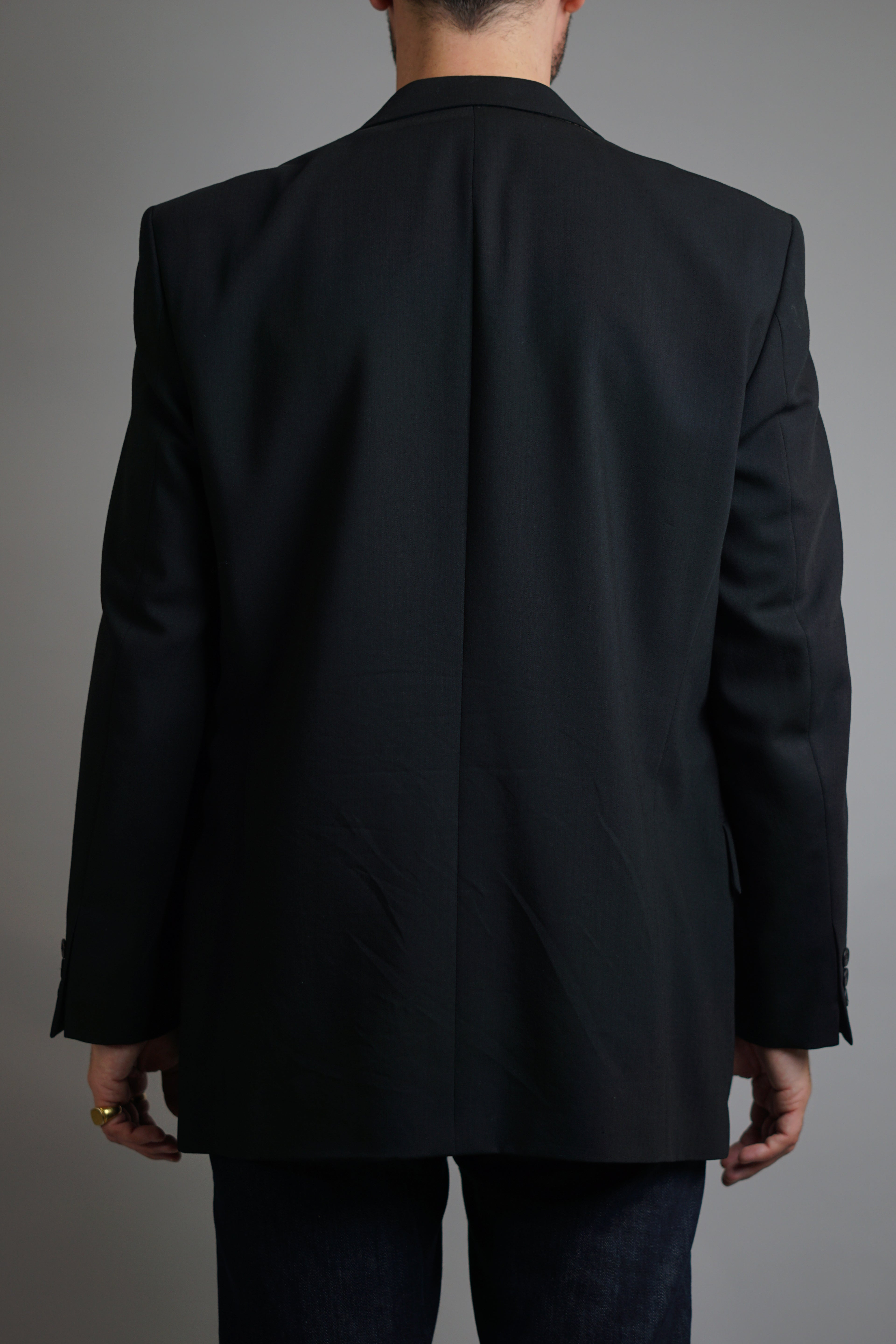 Sand Copenhagen Black Virgin Wool Blazer