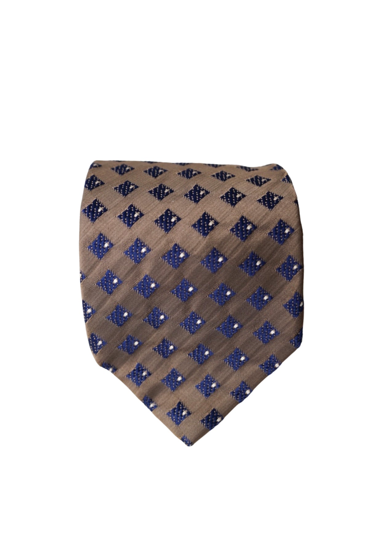 Sand Copenhagen Blue Square Silk Tie