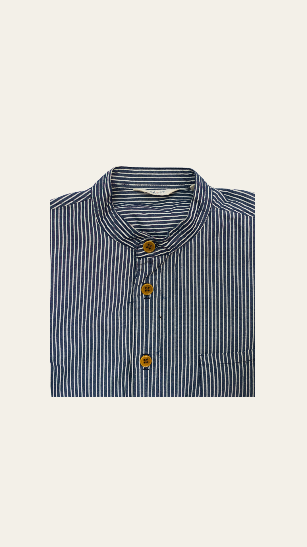 NN07 Blue & White Stripped Shirt
