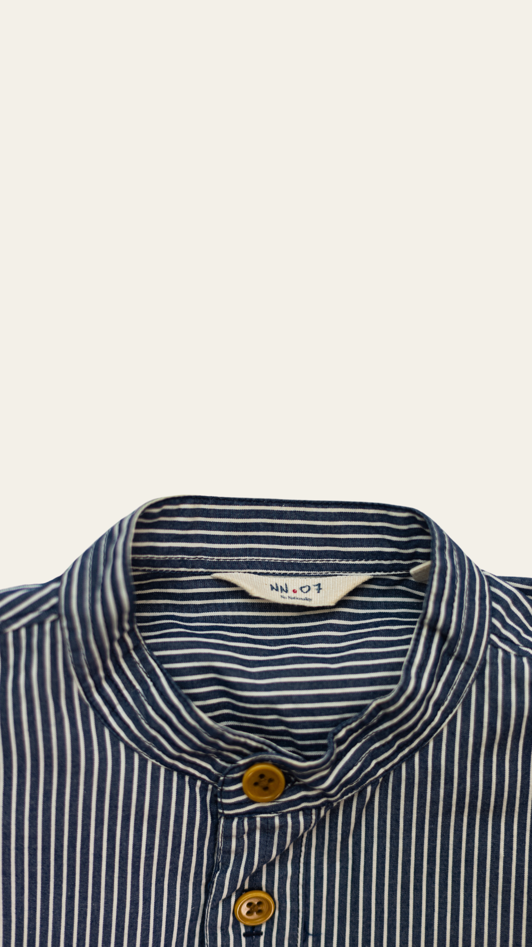 NN07 Blue & White Stripped Shirt