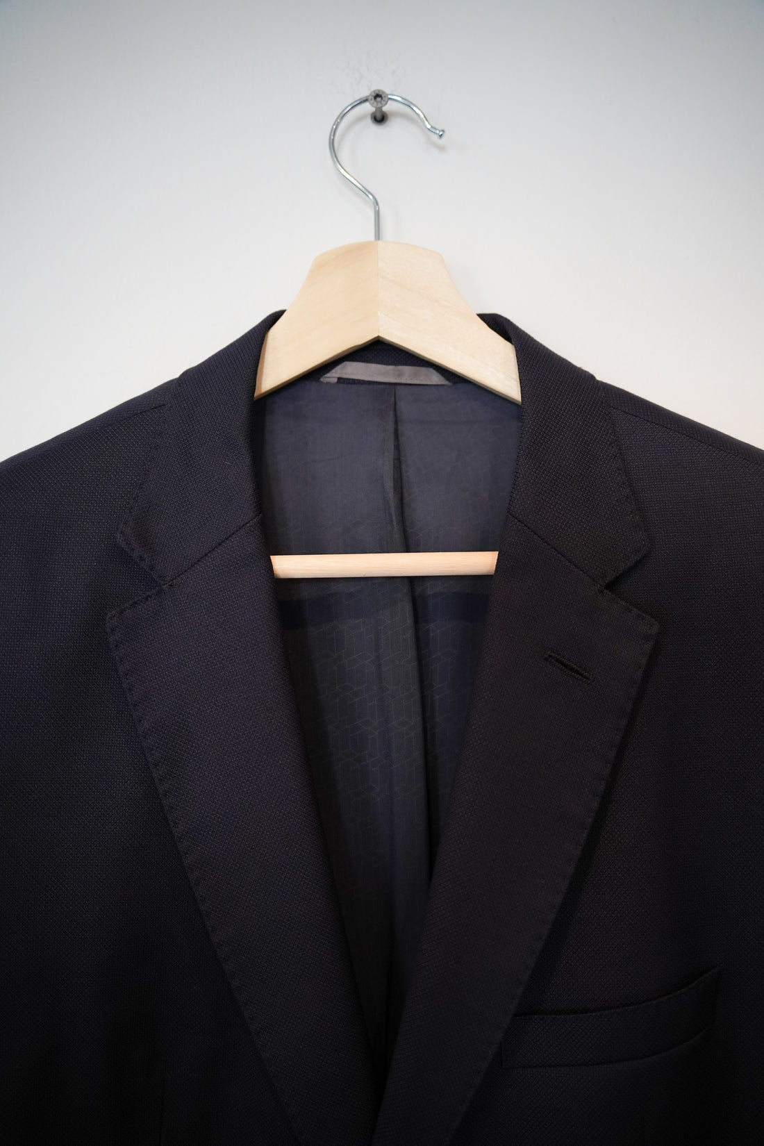 Hugo Boss – Marineblauer, natürlicher Stretch-Blazer