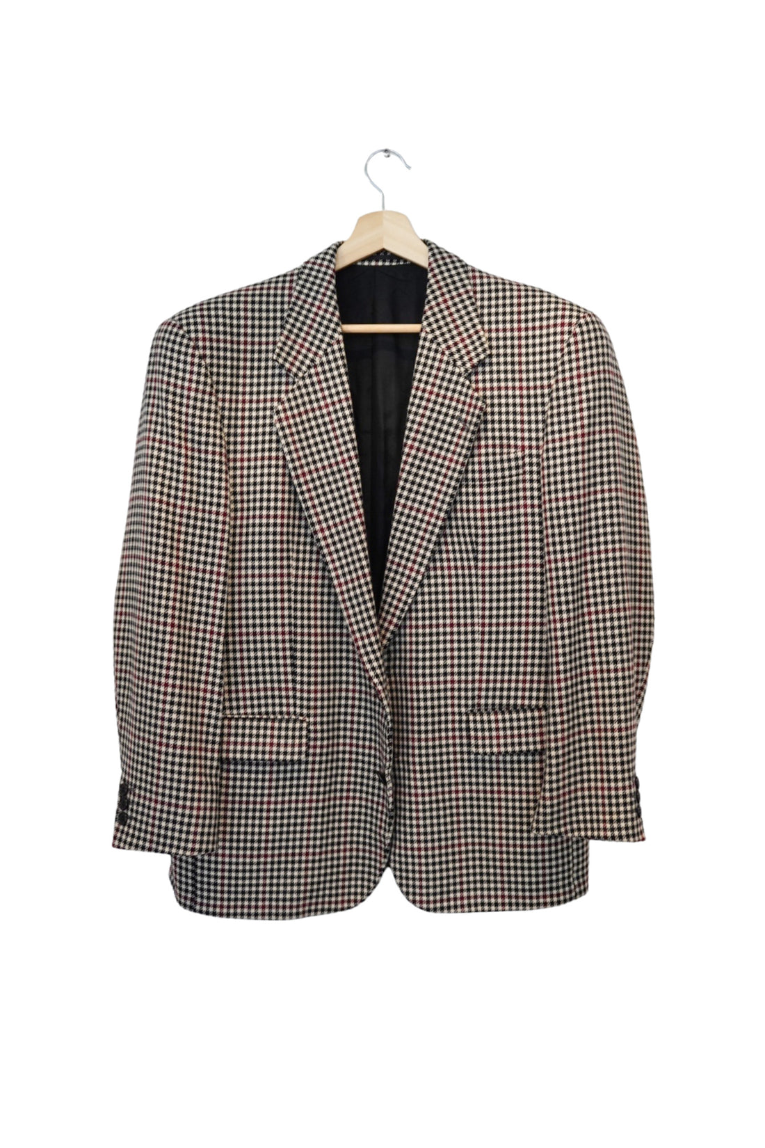 Sir Begie Houndstooth Wool Blazer