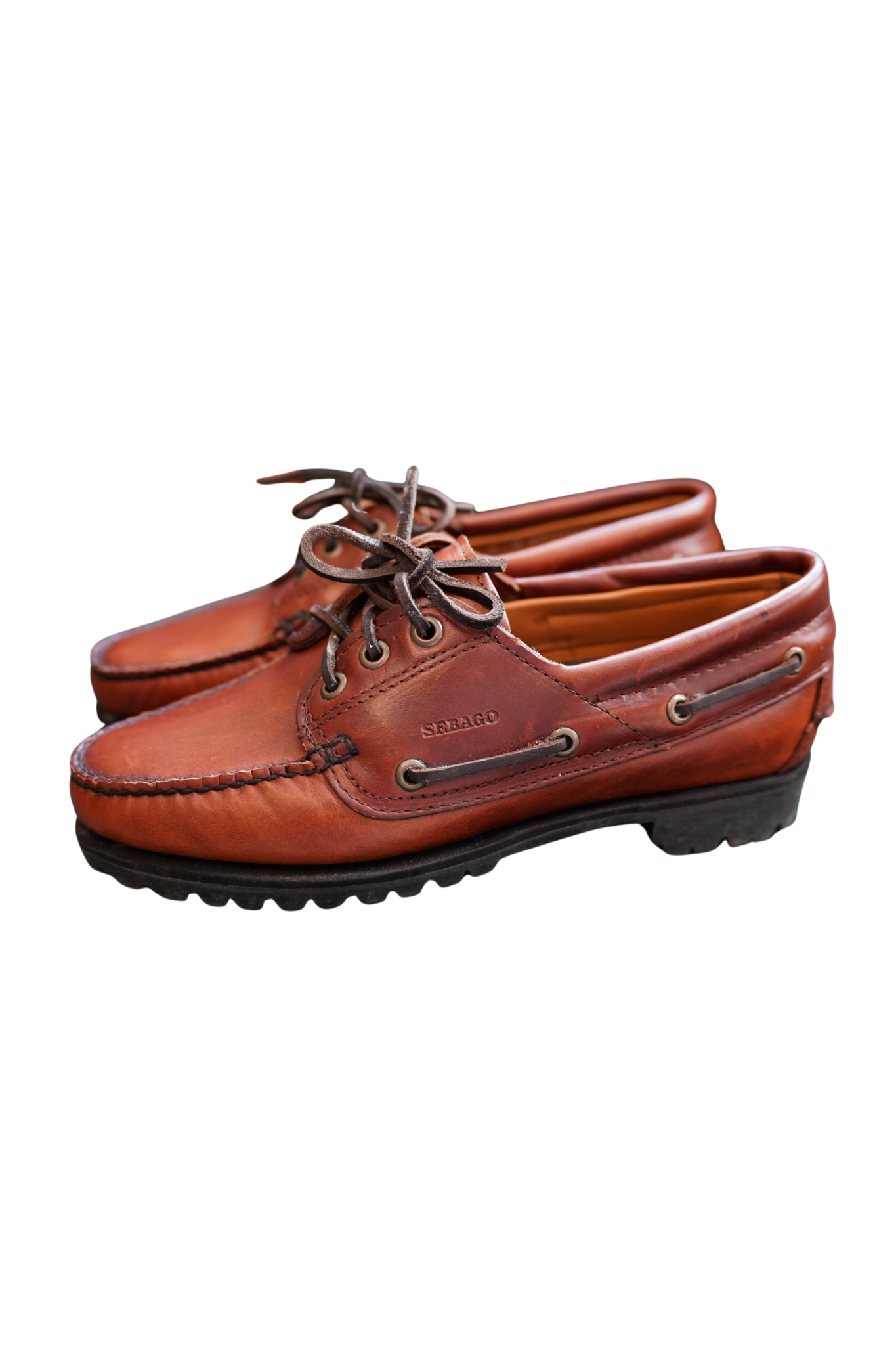 Sebago Brown Leather Sailor Shoes