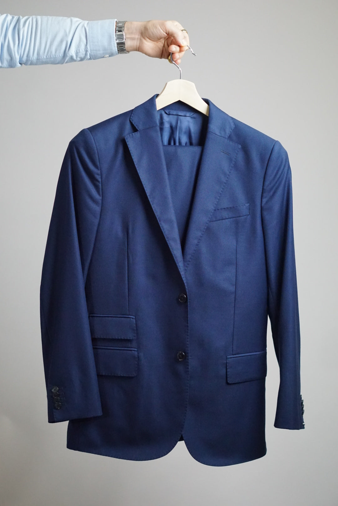 J. Lindeberg Navy Slim Fit Suit