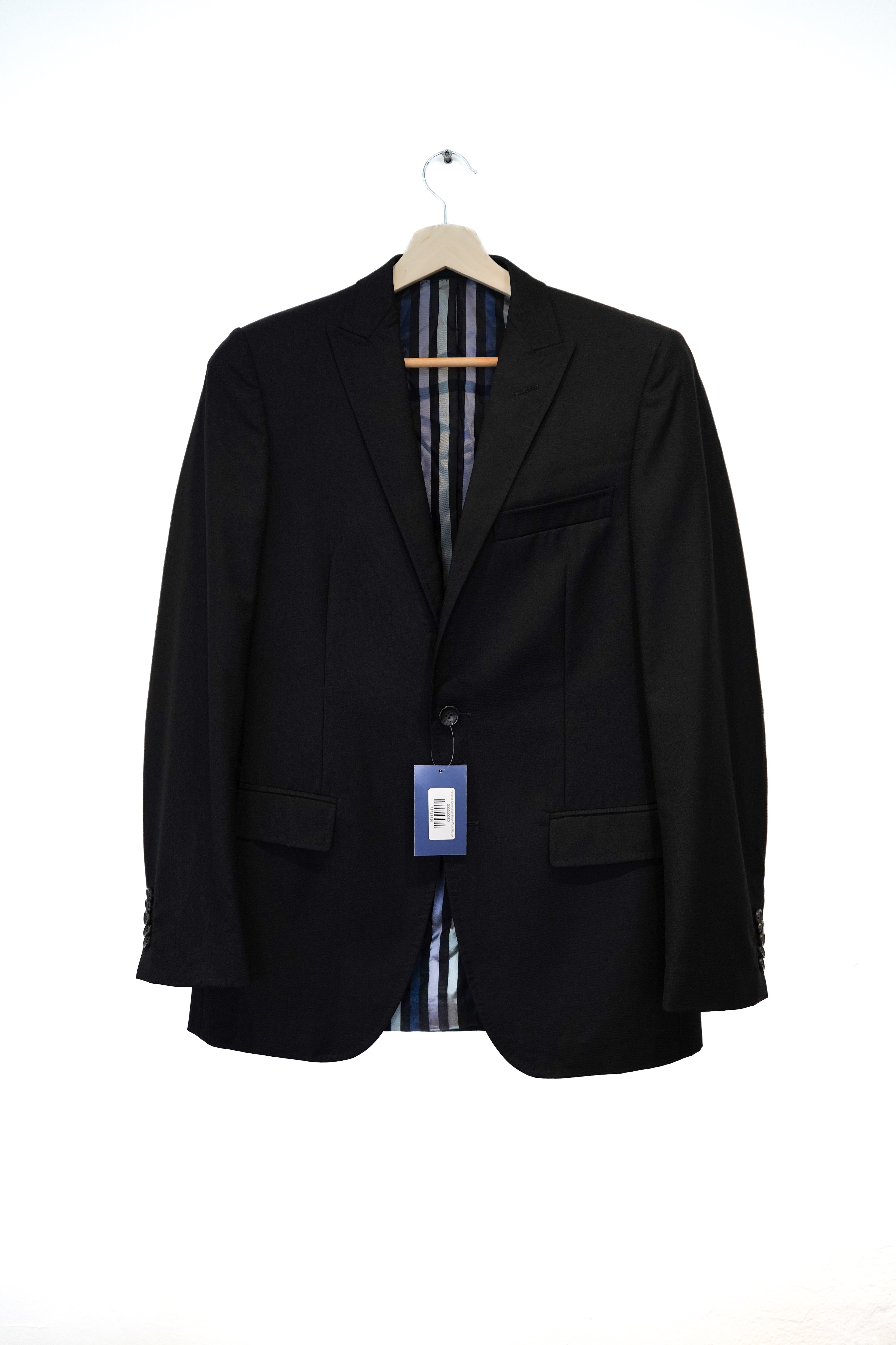 Versace Collection Black Wool Blazer