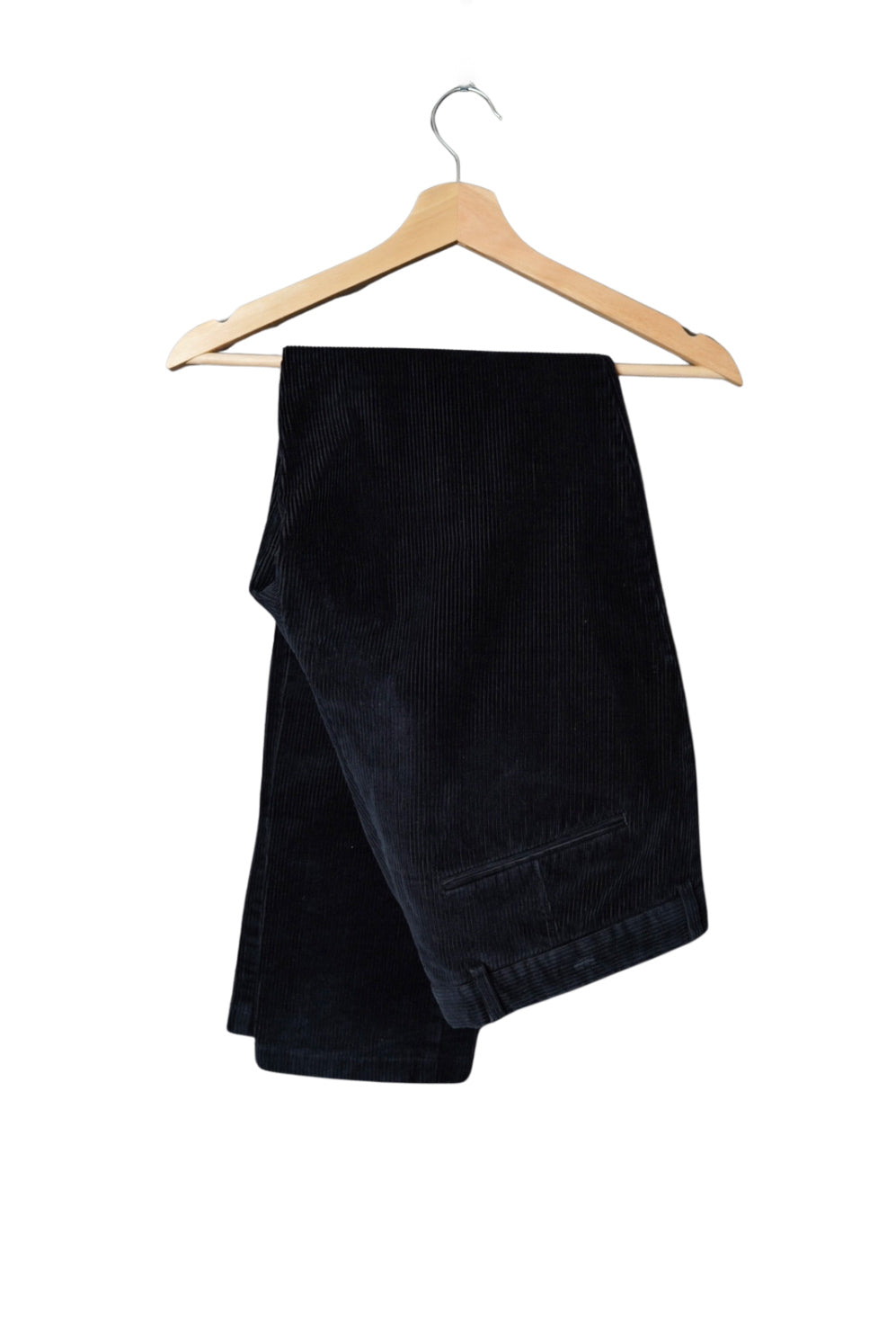 Oscar Jacobson Navy Denz Corduroy Cotton Trousers