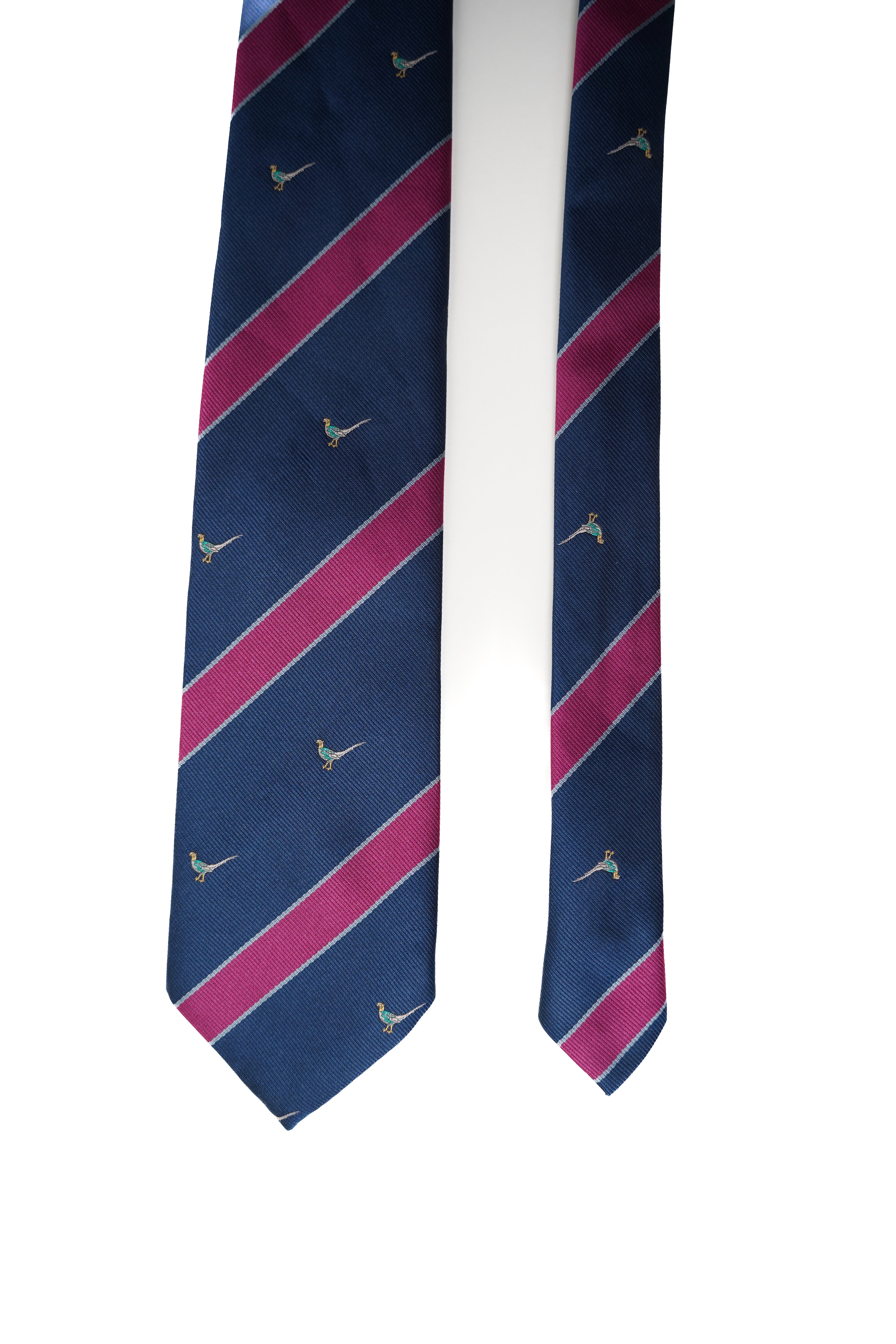 Vintage Marine und rot gestreifte Ivy League Krawatte