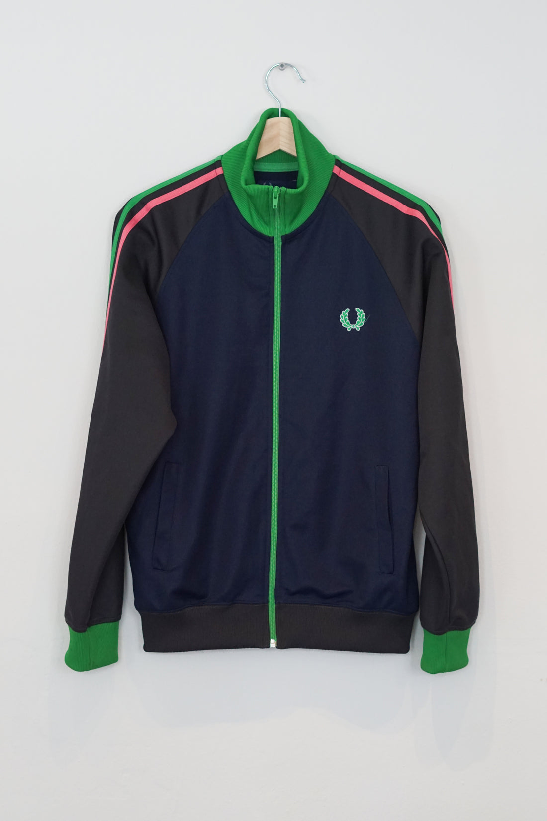Fred Perry Navy and Black Zip