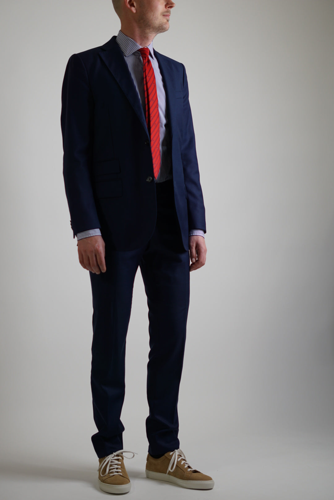 J. Lindeberg Navy Slim Fit Suit