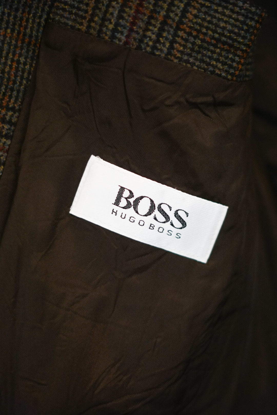 Hugo Boss Brown Tweed Vintage Blazer