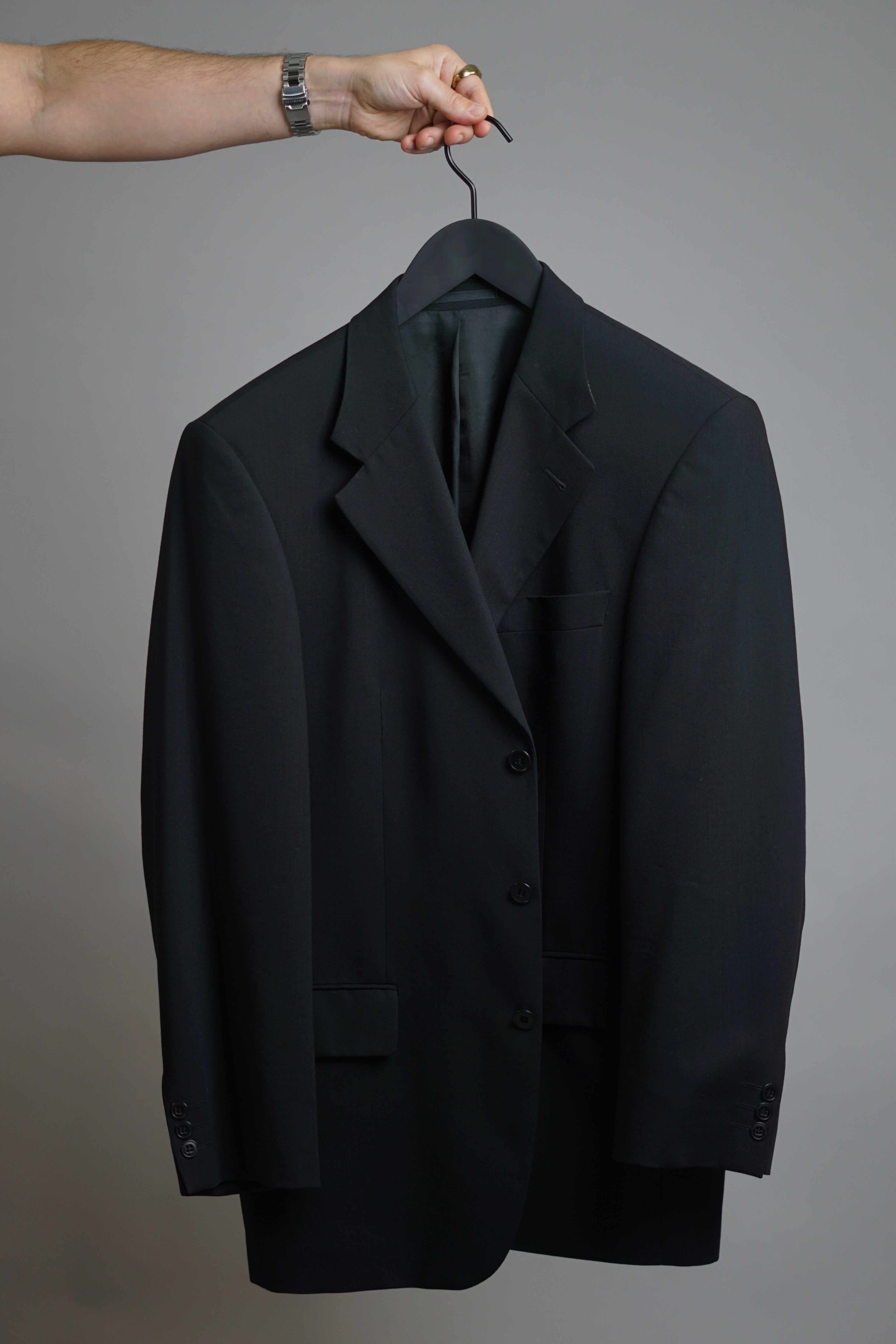 Sand Copenhagen Black Virgin Wool Blazer