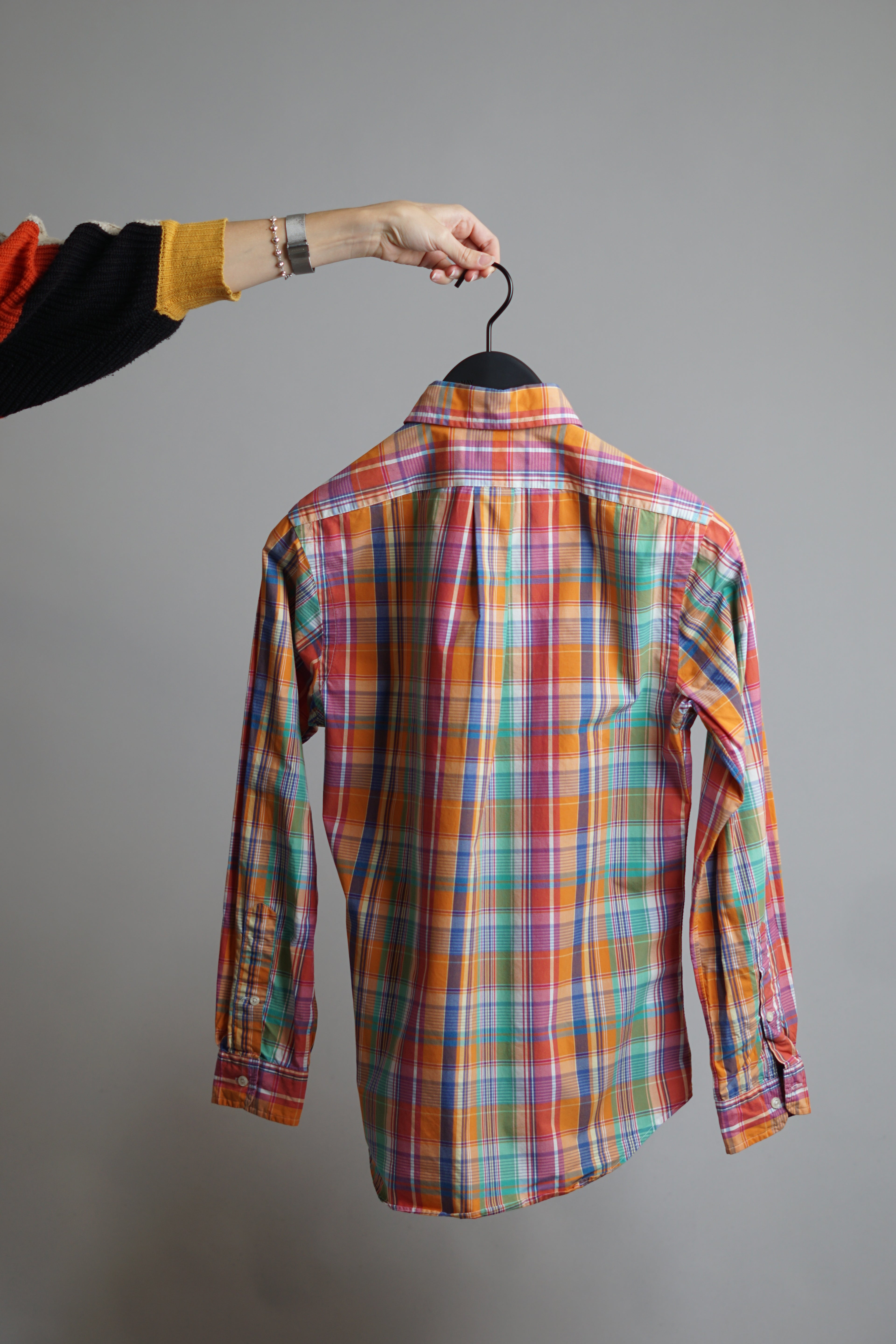 Ralph Lauren Custom Fit Checkered Multicolored Button Down Shirt