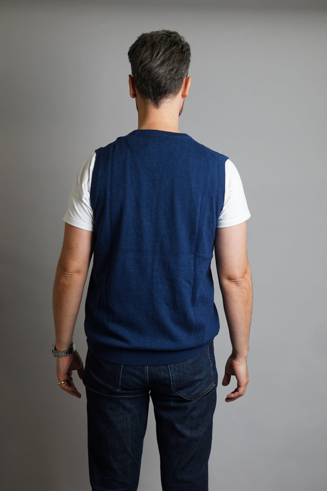 Gant Navy Knit Vest