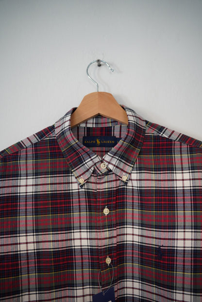 Ralph Lauren Red, Green and Blue Checkered Cotton Shirt