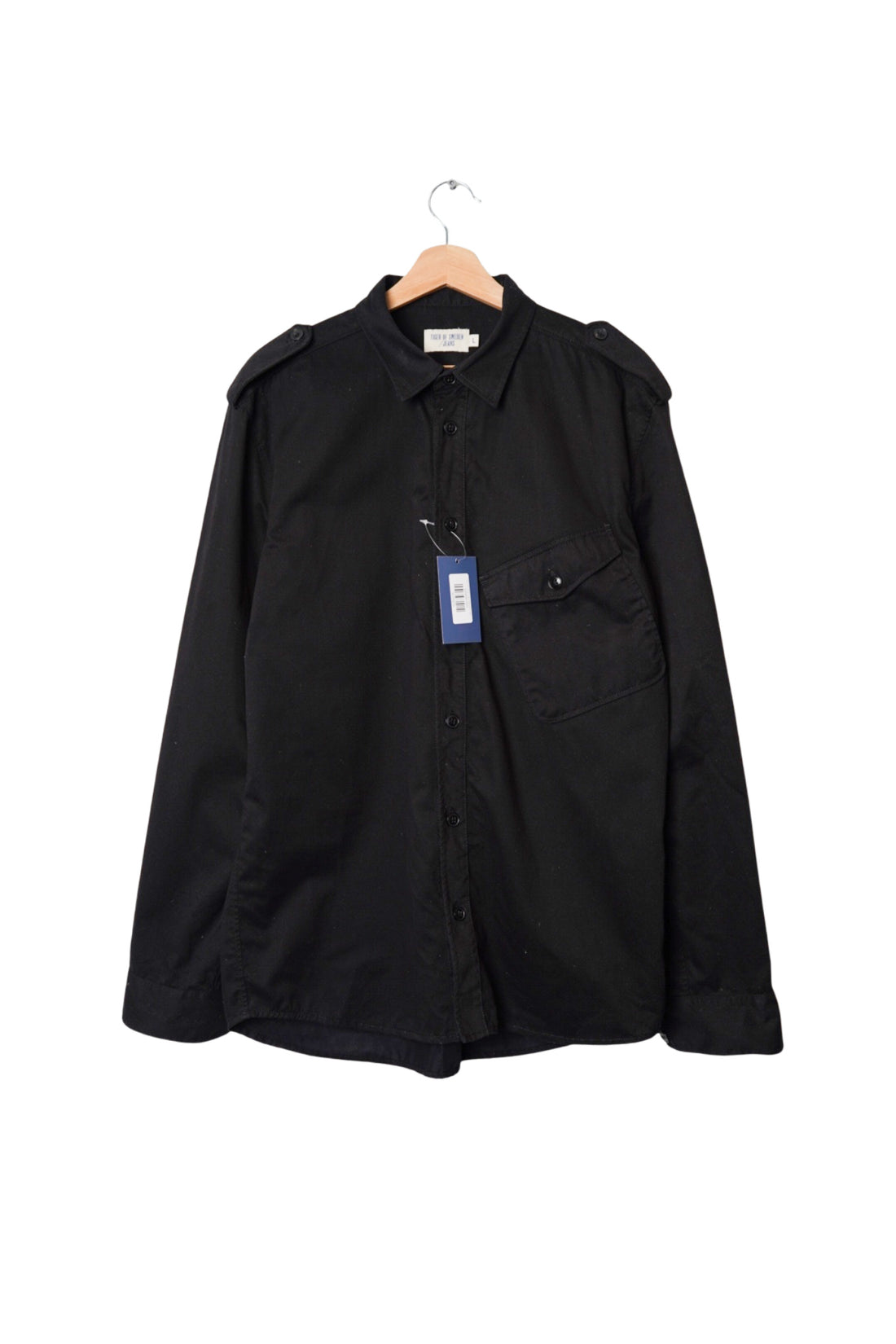 Tiger of Sweden Jeans Black Aim Cotton Overshirt