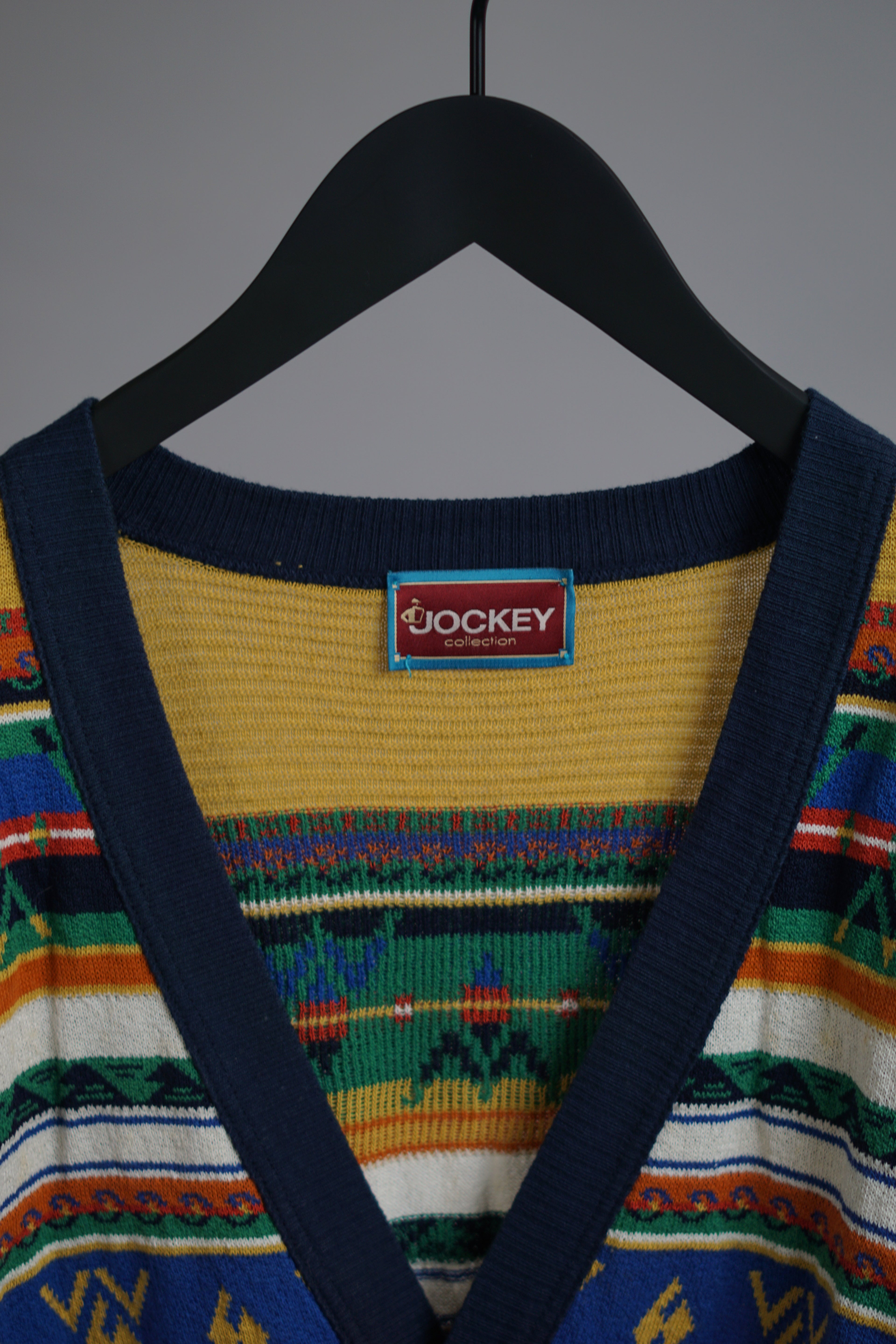 Jockey Multil-Color Made in Italy Button Cardigan