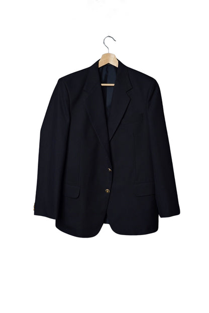 Vintage Navy Gold Button Blazer