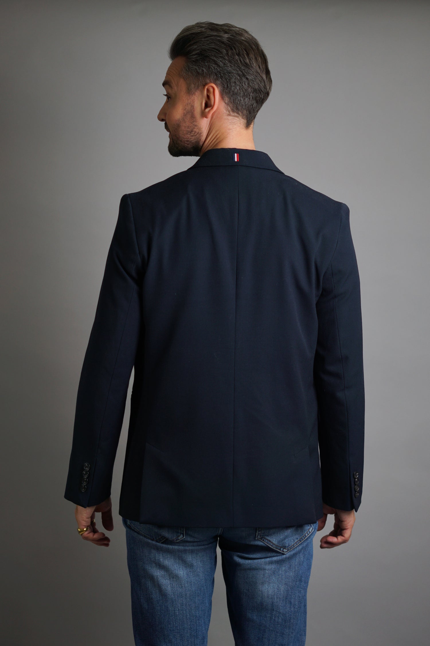 Les Deux Navy Blue Double Breasted Blazer