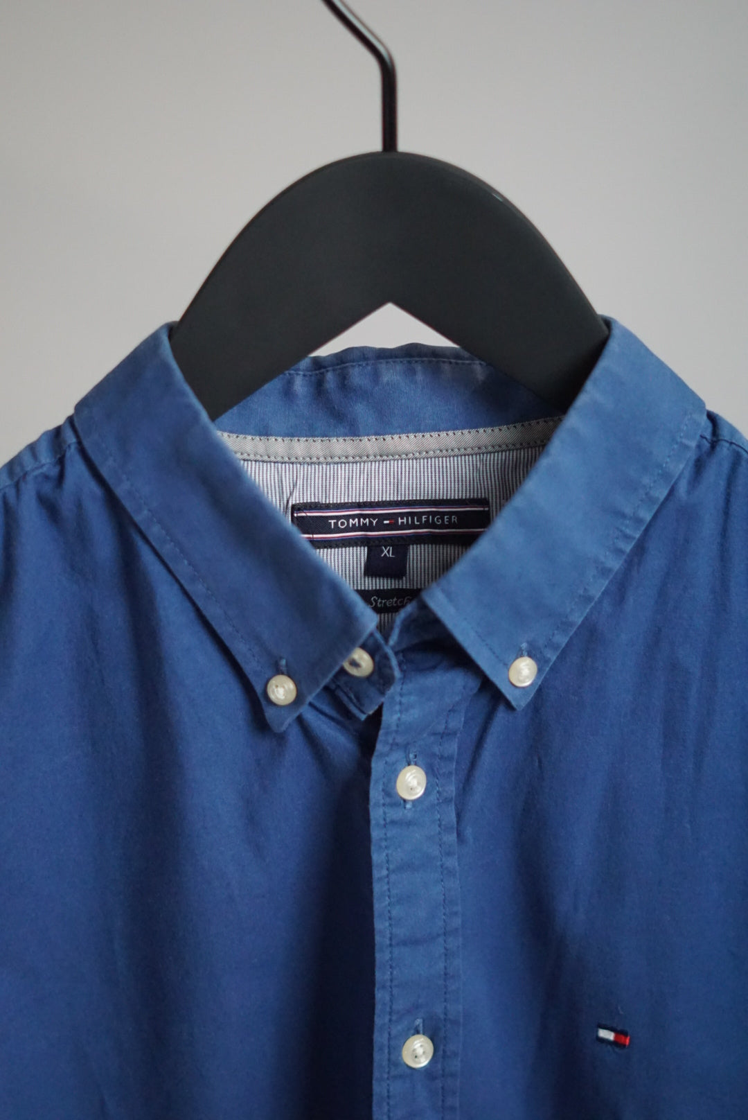 Tommy Hilfiger Navy Stretch Fit Shirt